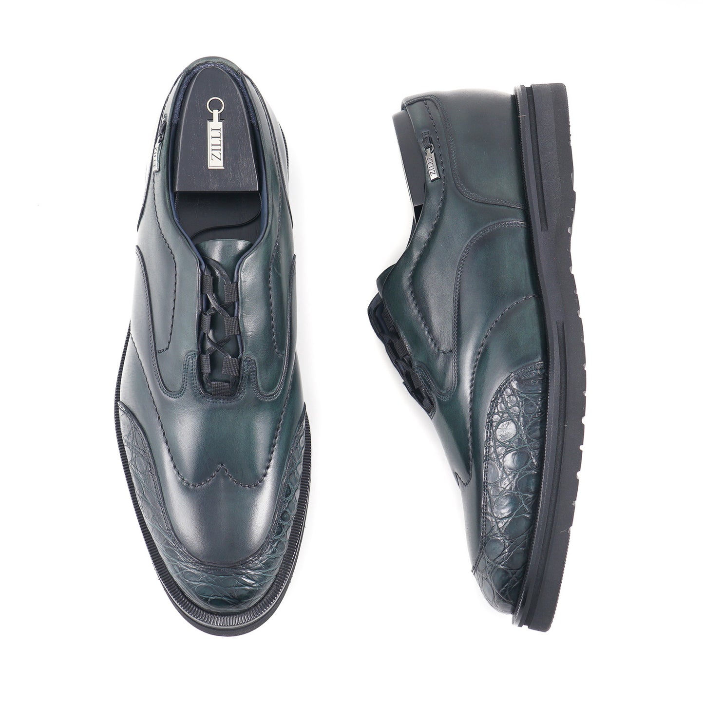 Zilli Crocodile and Calf Leather Shoes - Top Shelf Apparel