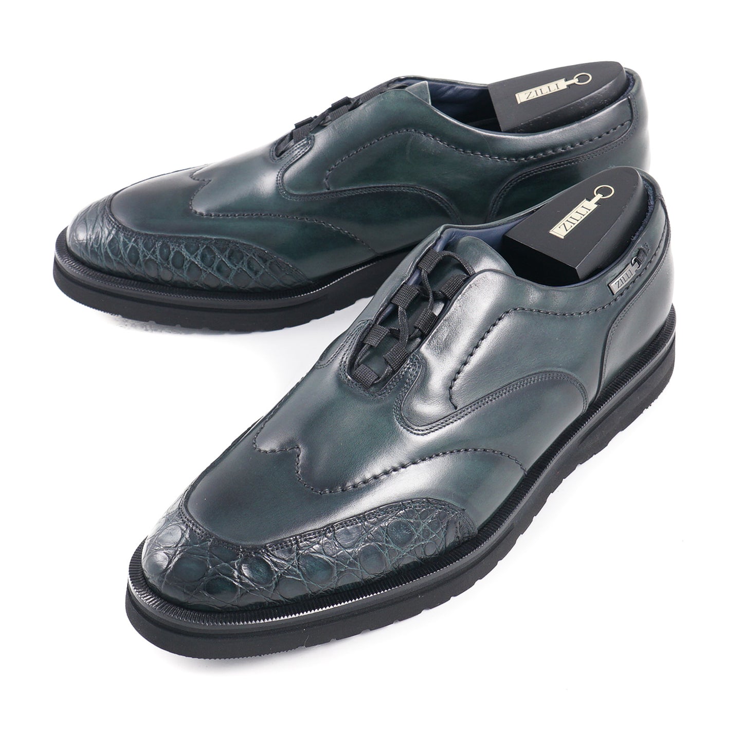 Zilli Crocodile and Calf Leather Shoes - Top Shelf Apparel