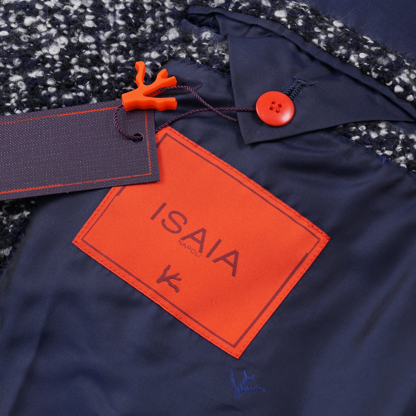 Isaia Plush Boucle Cashmere Peacoat - Top Shelf Apparel