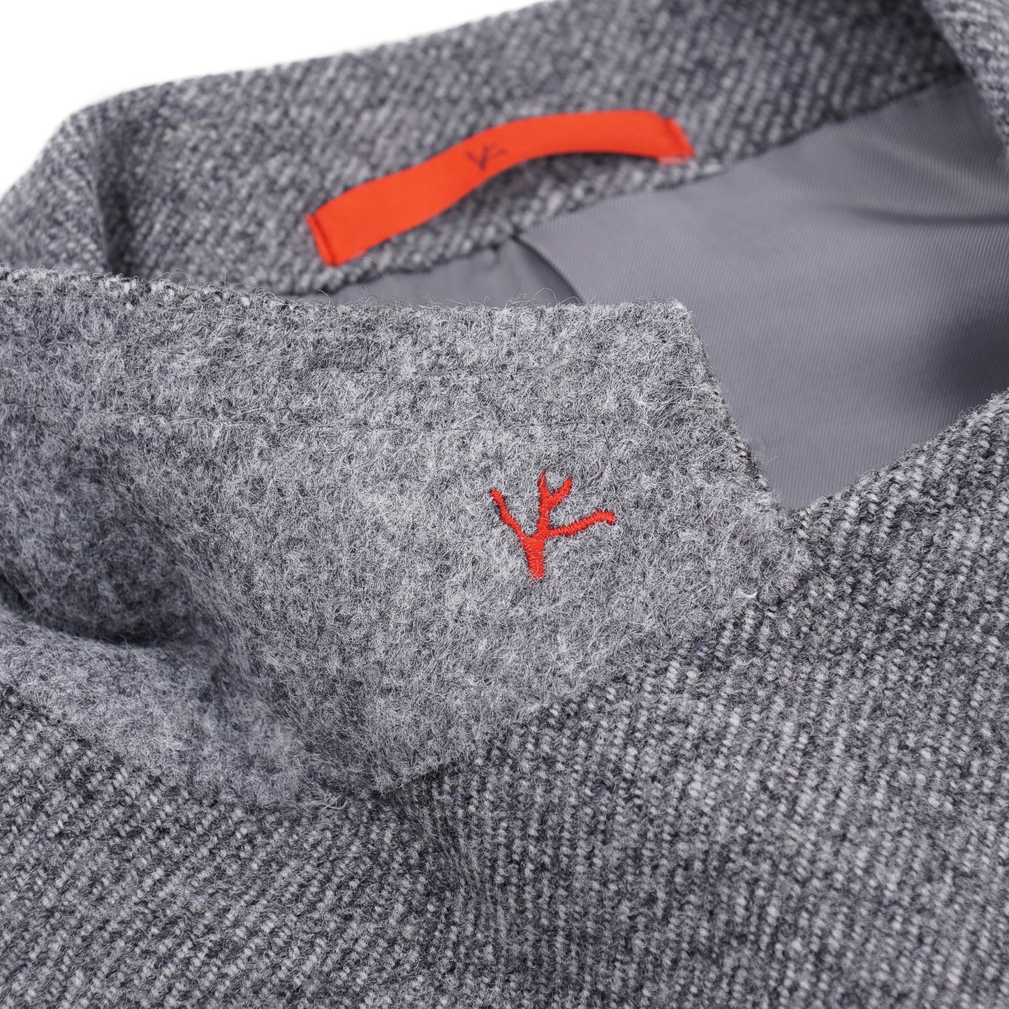 Isaia Gray Wool and Cashmere Overcoat - Top Shelf Apparel