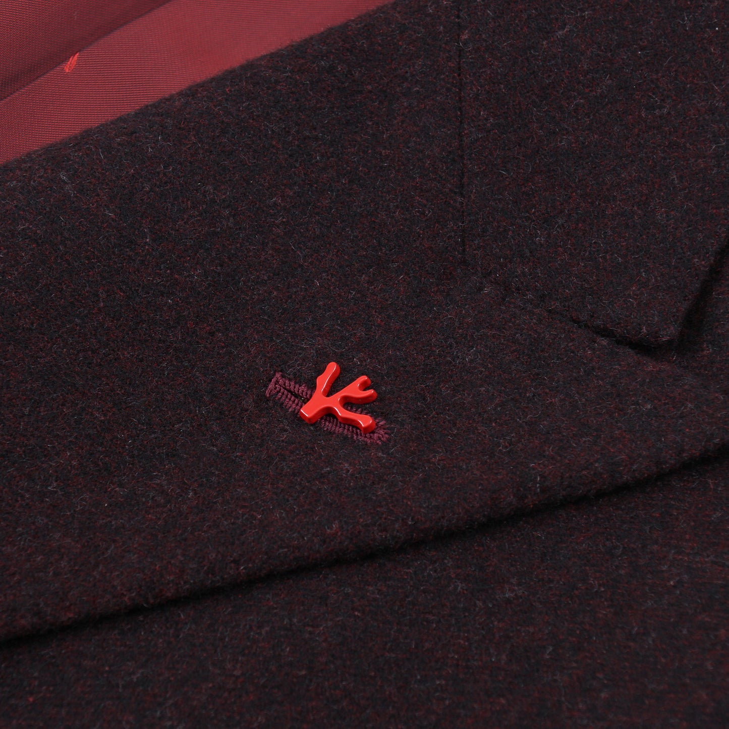 Isaia 'Portofino' Burgundy Cashmere Overcoat - Top Shelf Apparel
