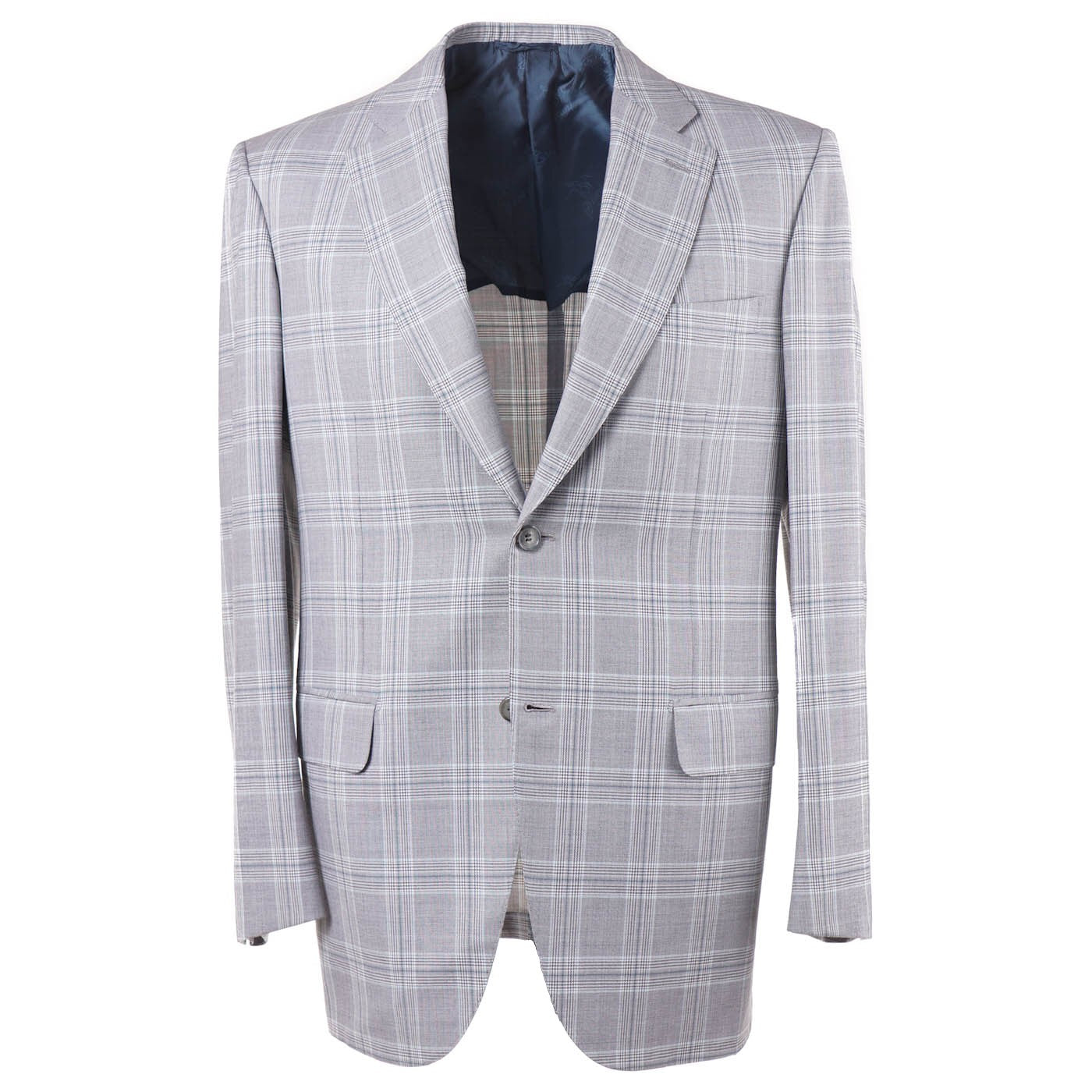 Brioni Light Gray Check Wool Sport Coat - Top Shelf Apparel