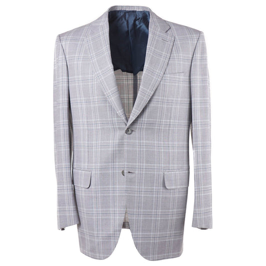 Brioni Light Gray Check Wool Sport Coat - Top Shelf Apparel