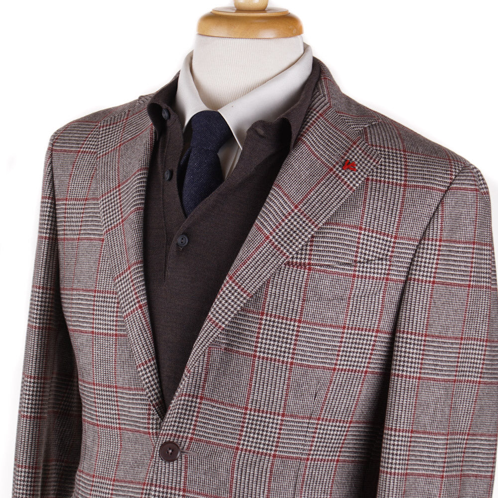 Isaia 'Tenero' Glen Plaid Wool-Cashmere Sport Coat - Top Shelf Apparel