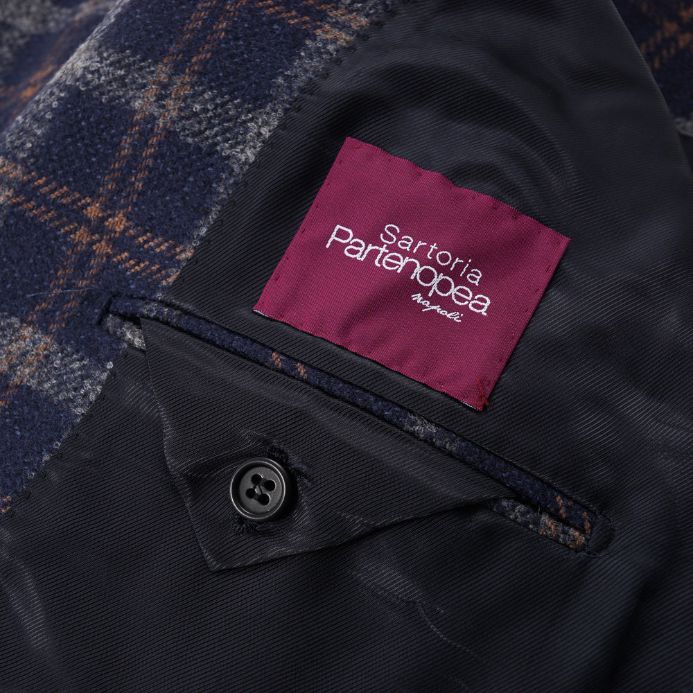 Sartoria Partenopea Layered Check Wool Sport Coat - Top Shelf Apparel