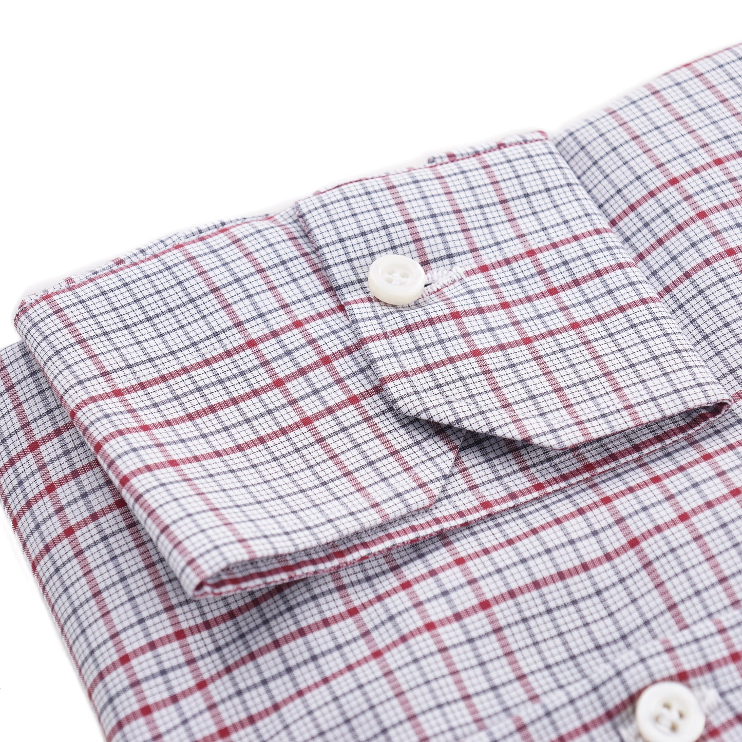 Isaia Slim-Fit Check Cotton Dress Shirt - Top Shelf Apparel