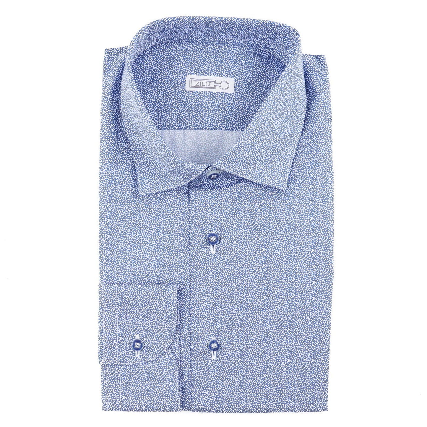 Zilli Tailored-Fit Shirt with Geometric Print - Top Shelf Apparel