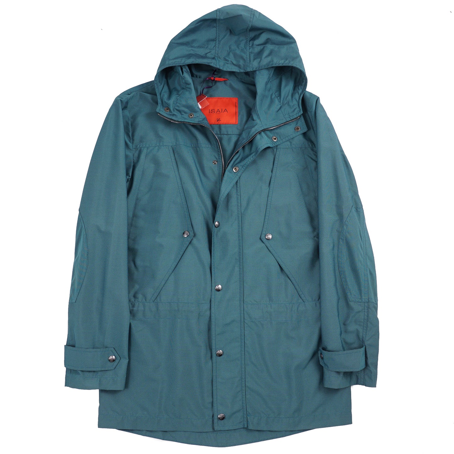 Isaia 'Aqua Canvas' Hooded Parka - Top Shelf Apparel