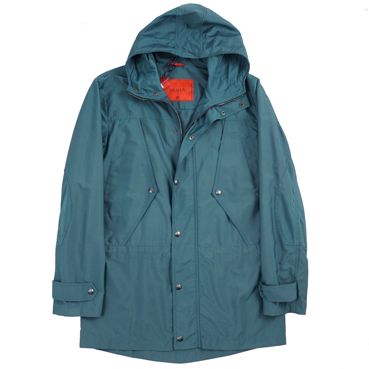 Isaia 'Aqua Canvas' Hooded Parka - Top Shelf Apparel