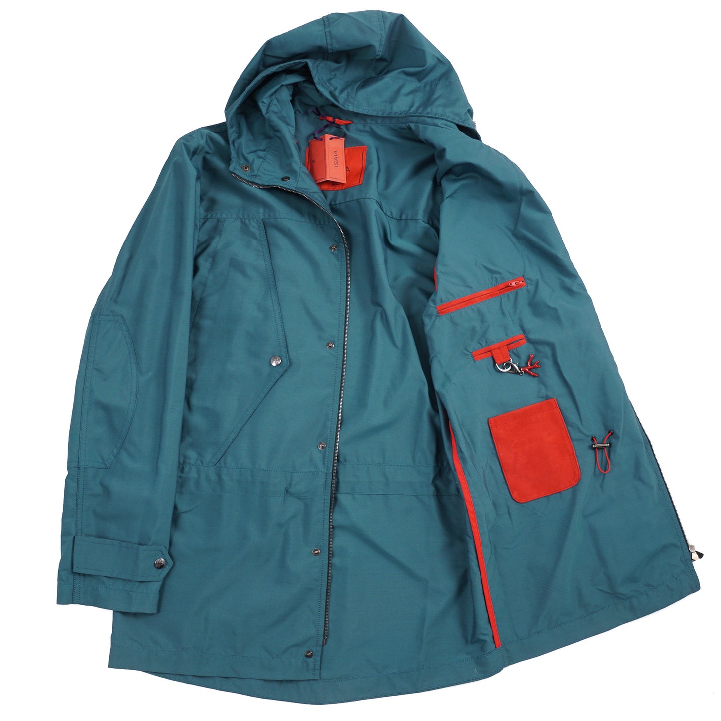 Isaia 'Aqua Canvas' Hooded Parka - Top Shelf Apparel