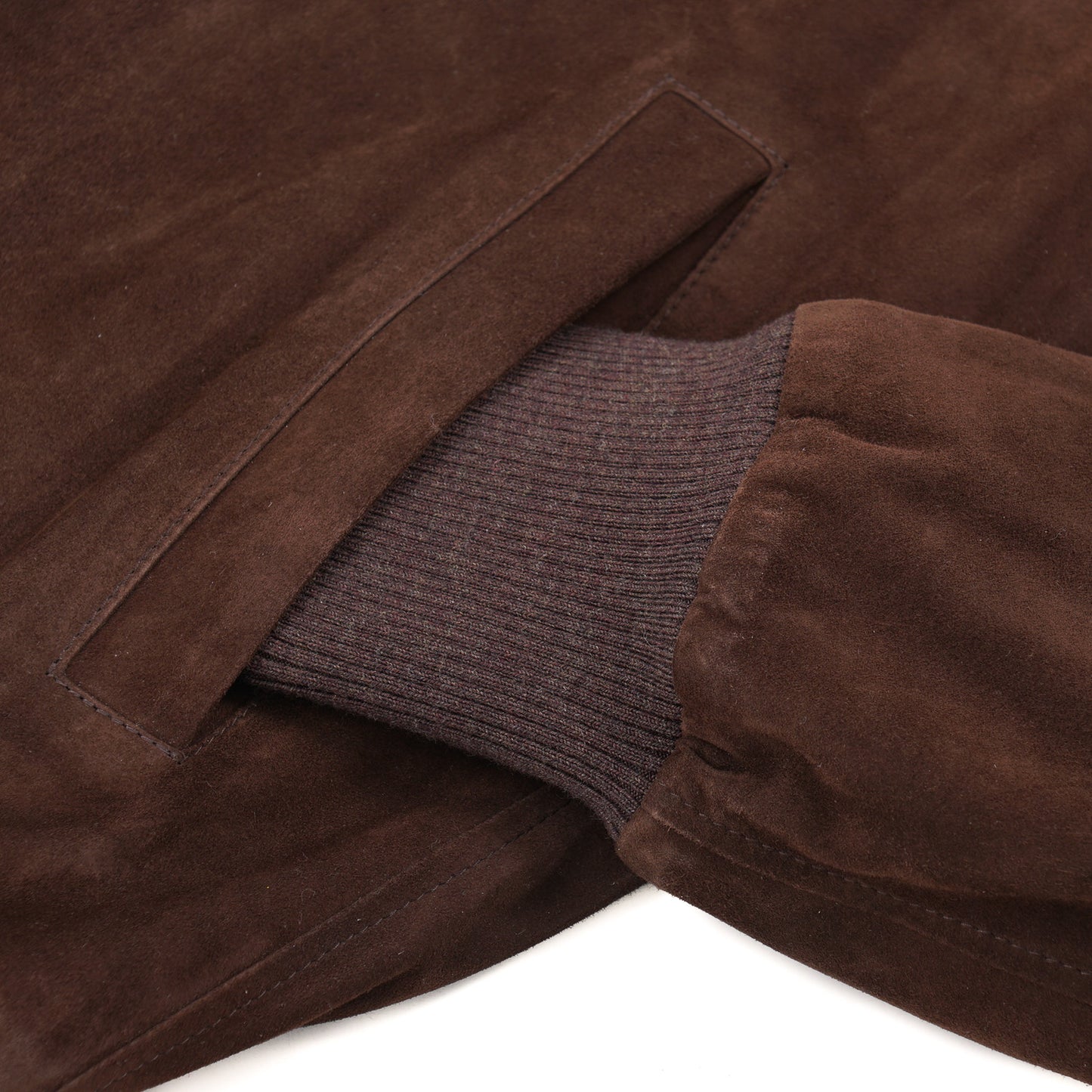 Rifugio Wool-Lined Suede Bomber Jacket - Top Shelf Apparel
