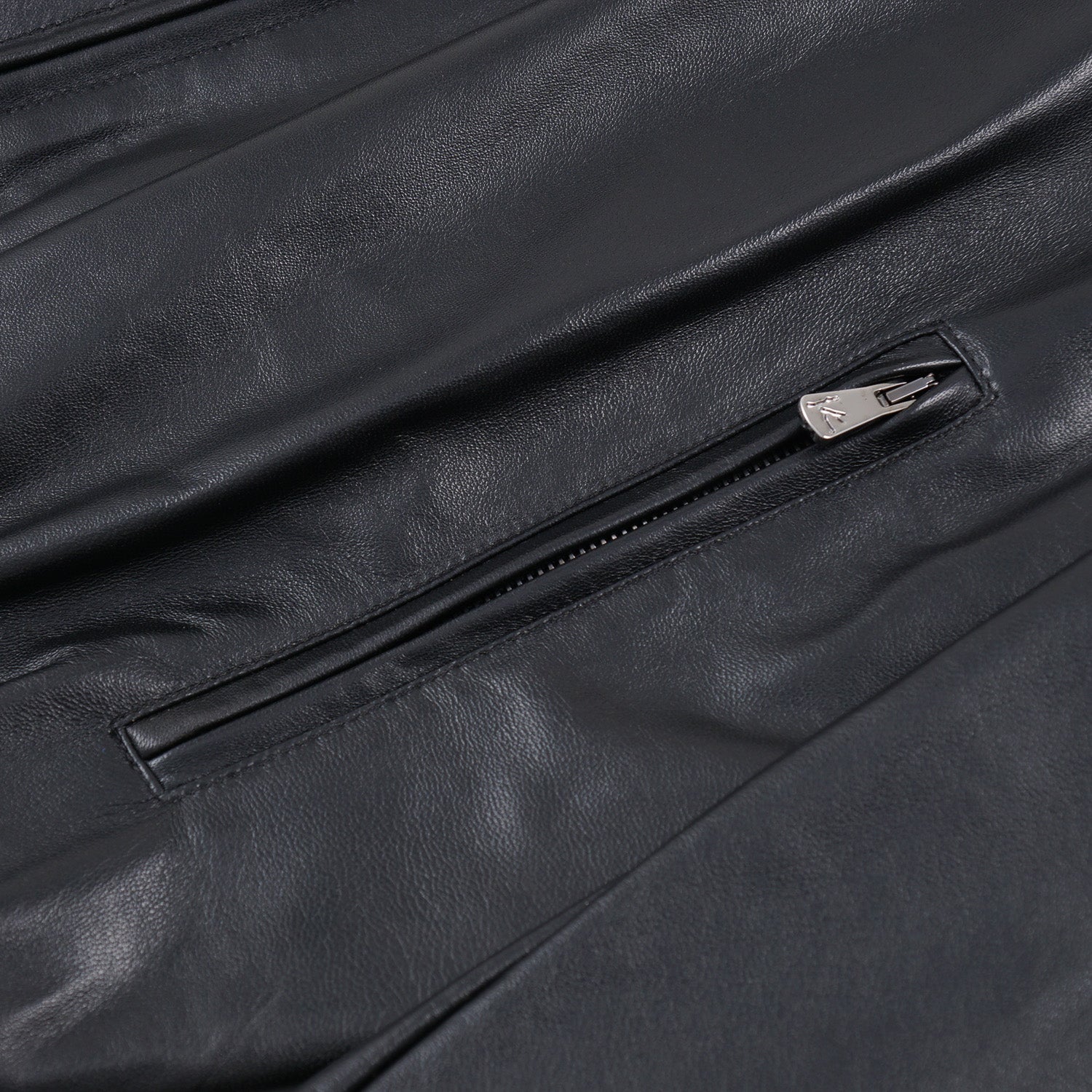 Isaia Baby Lambskin Leather Bomber Jacket - Top Shelf Apparel