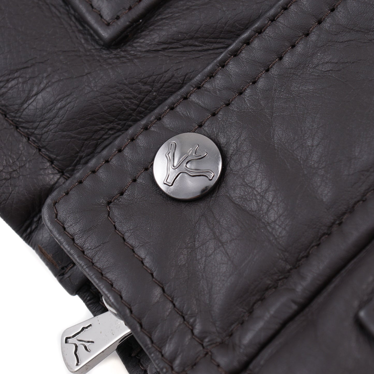Isaia Leather Jacket with Fur Collar - Top Shelf Apparel