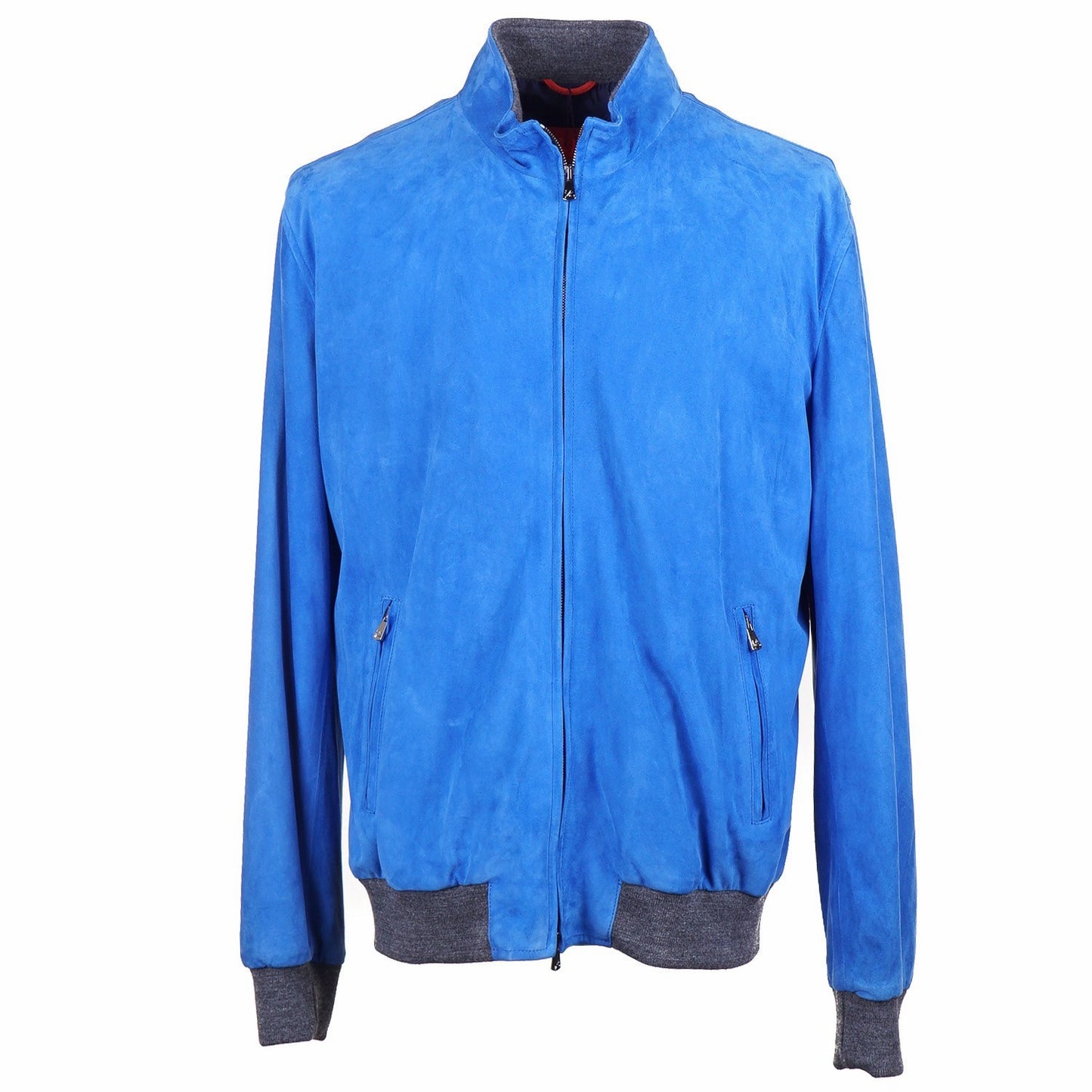 Isaia Lambskin Suede Bomber Jacket - Top Shelf Apparel