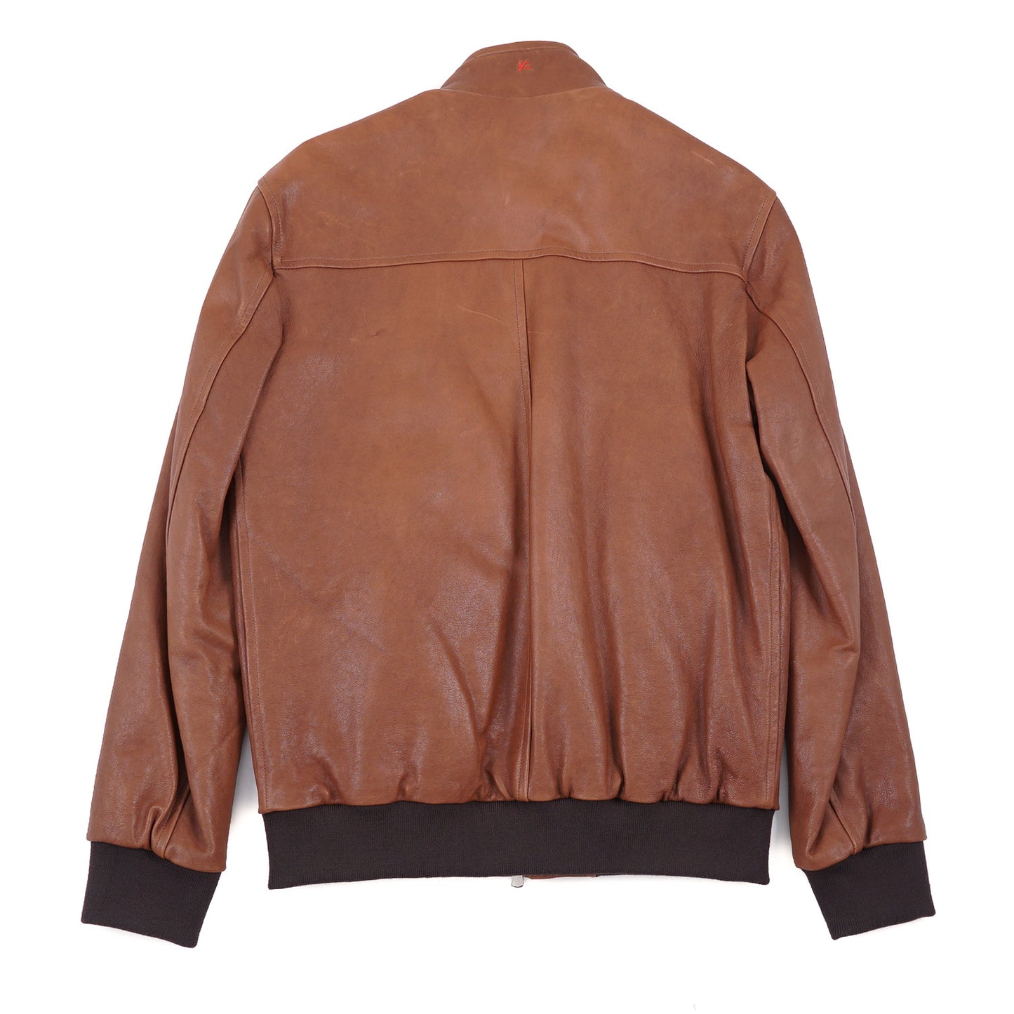 Isaia Lambskin Leather Bomber Jacket - Top Shelf Apparel