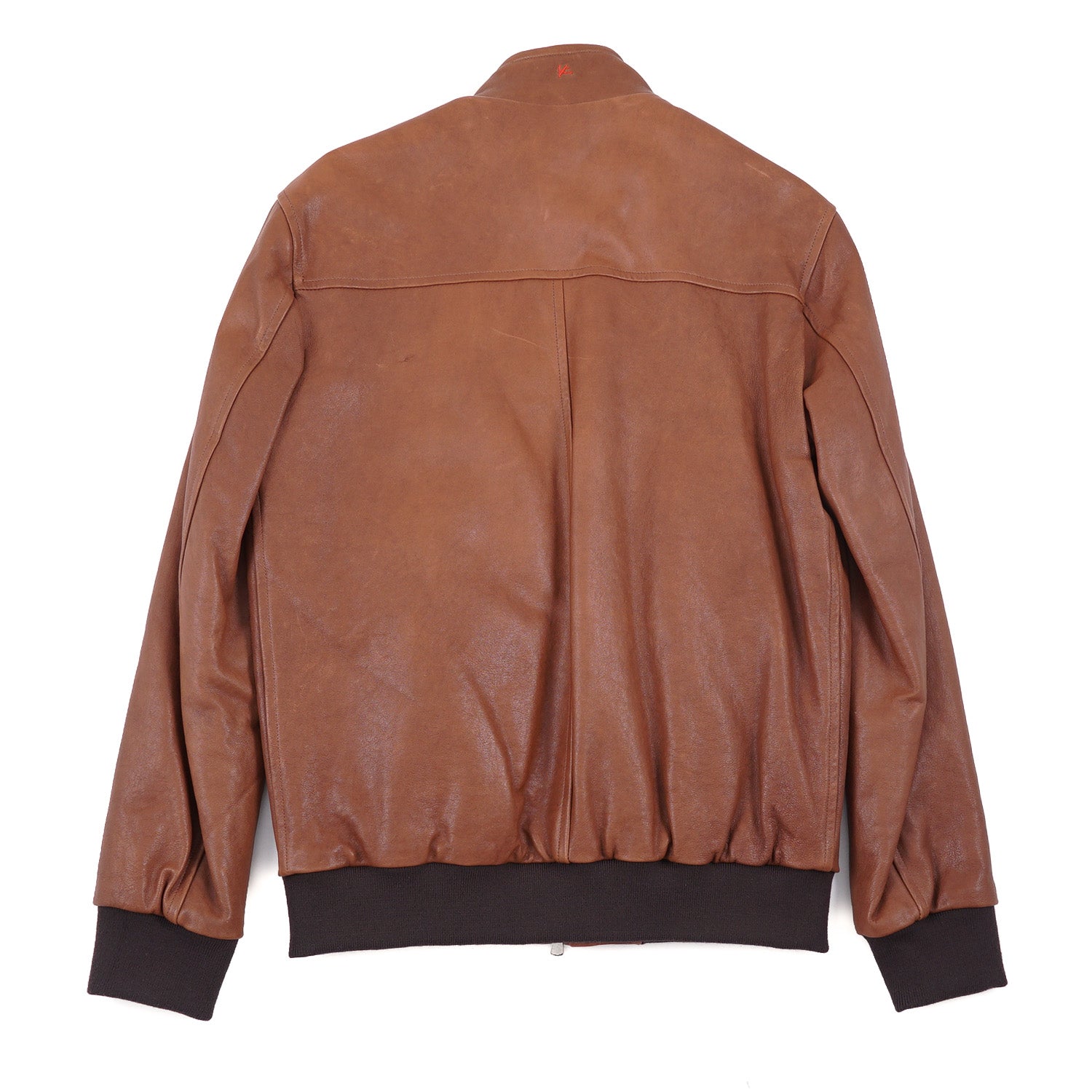 Isaia Lambskin Leather Bomber Jacket - Top Shelf Apparel
