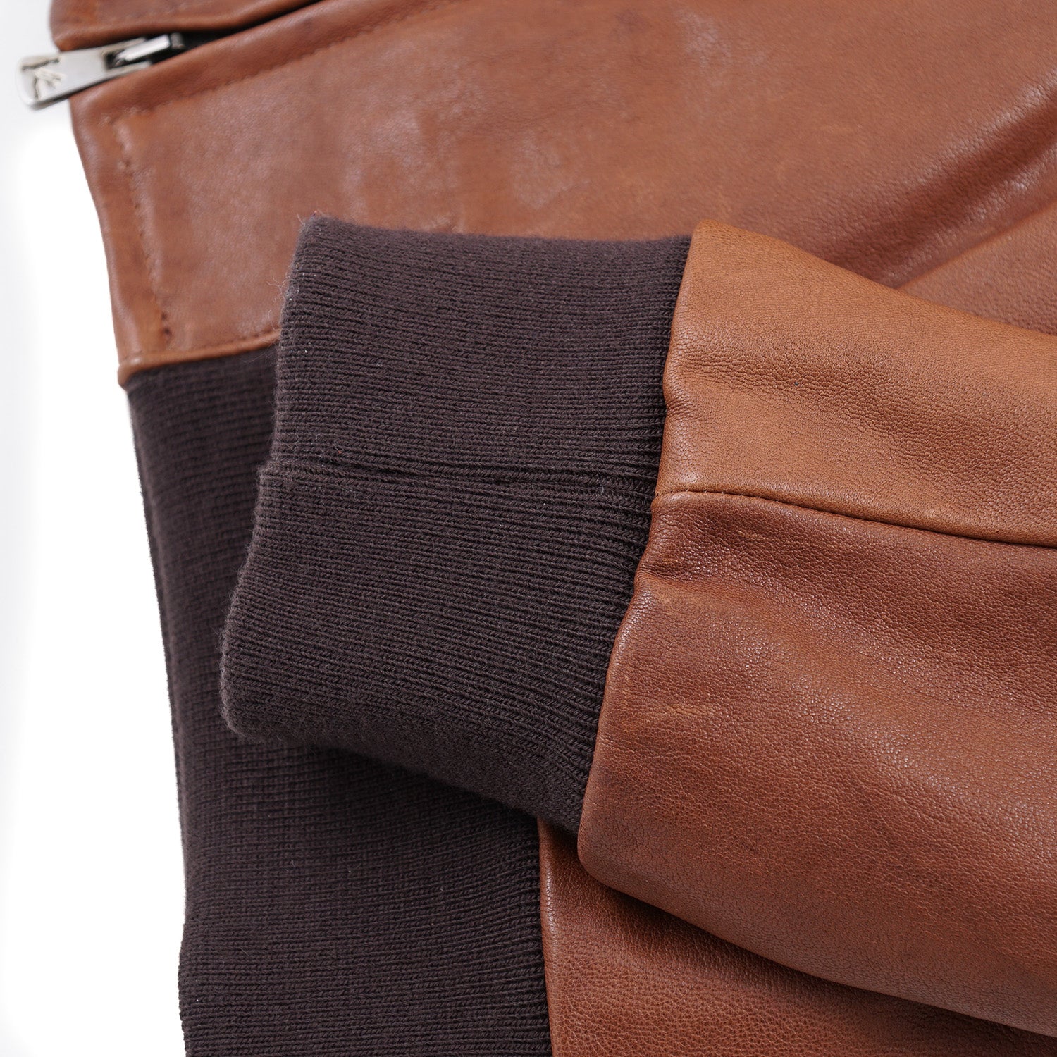Isaia Lambskin Leather Bomber Jacket - Top Shelf Apparel