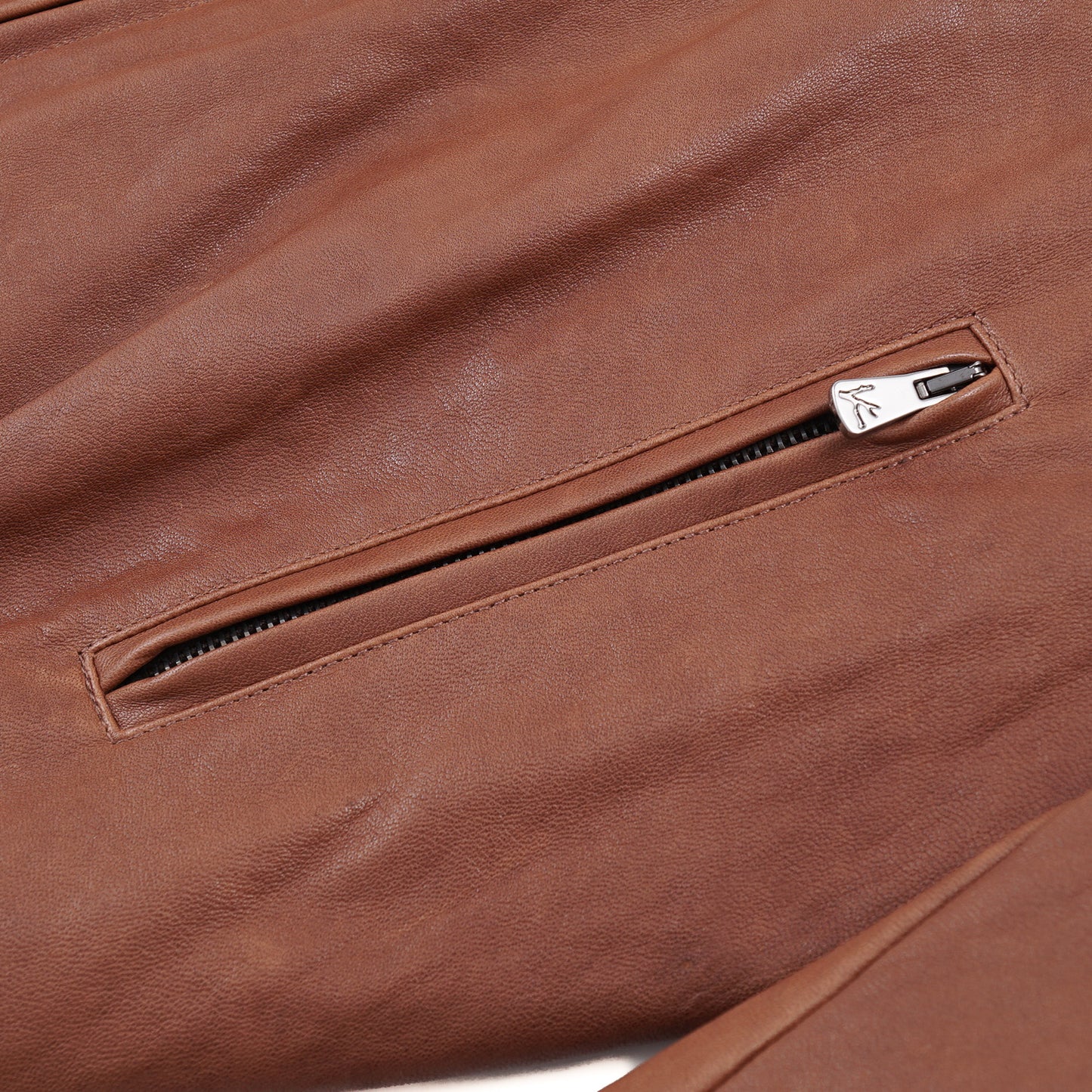 Isaia Lambskin Leather Bomber Jacket - Top Shelf Apparel