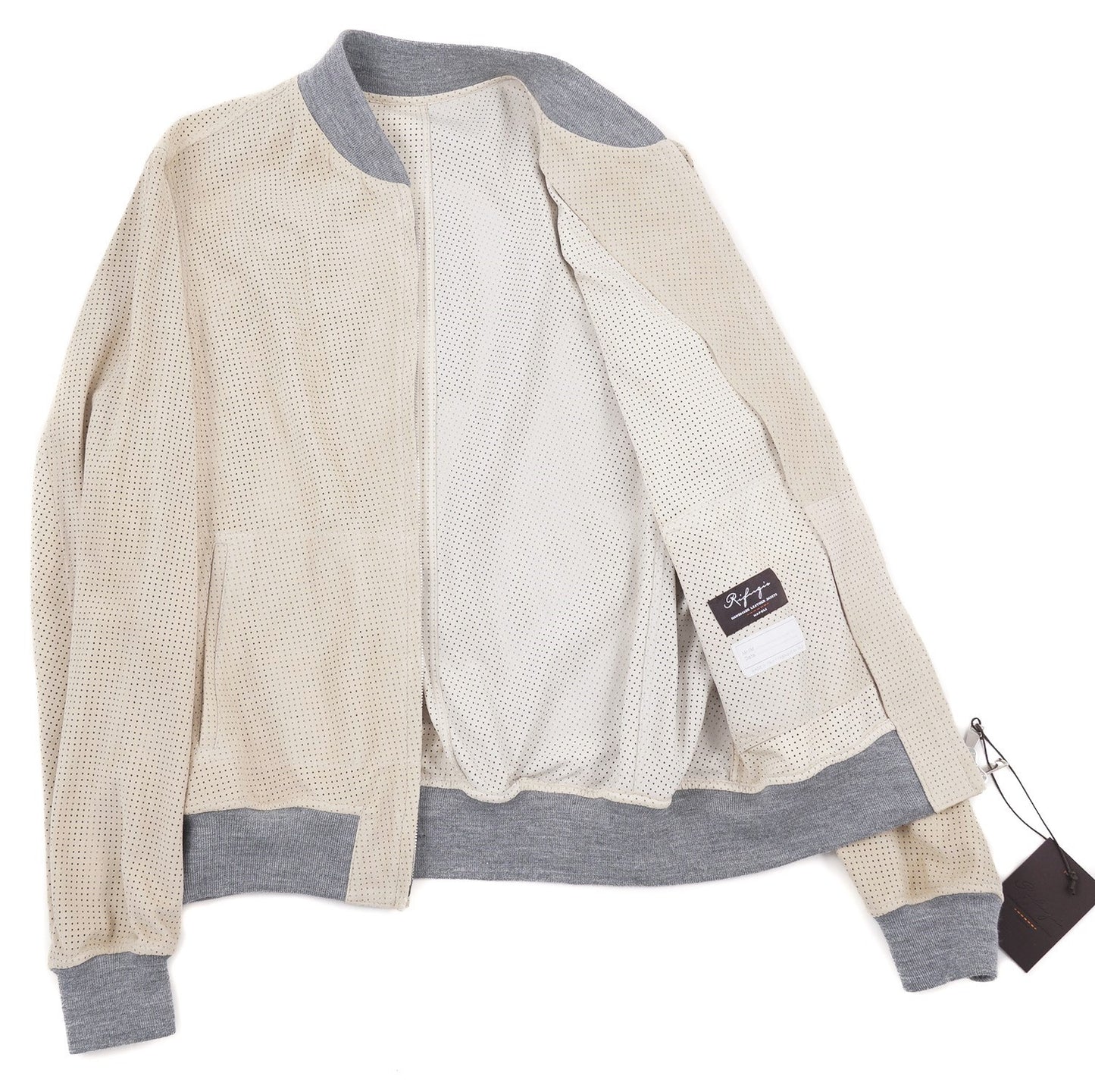 Rifugio Perforated Suede Bomber Jacket - Top Shelf Apparel