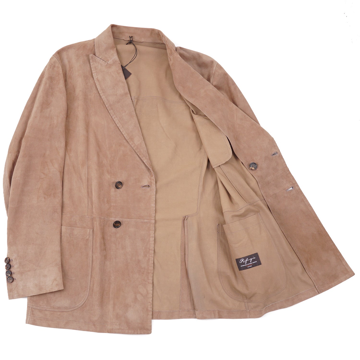 Rifugio Unlined Lambskin Suede Blazer - Top Shelf Apparel