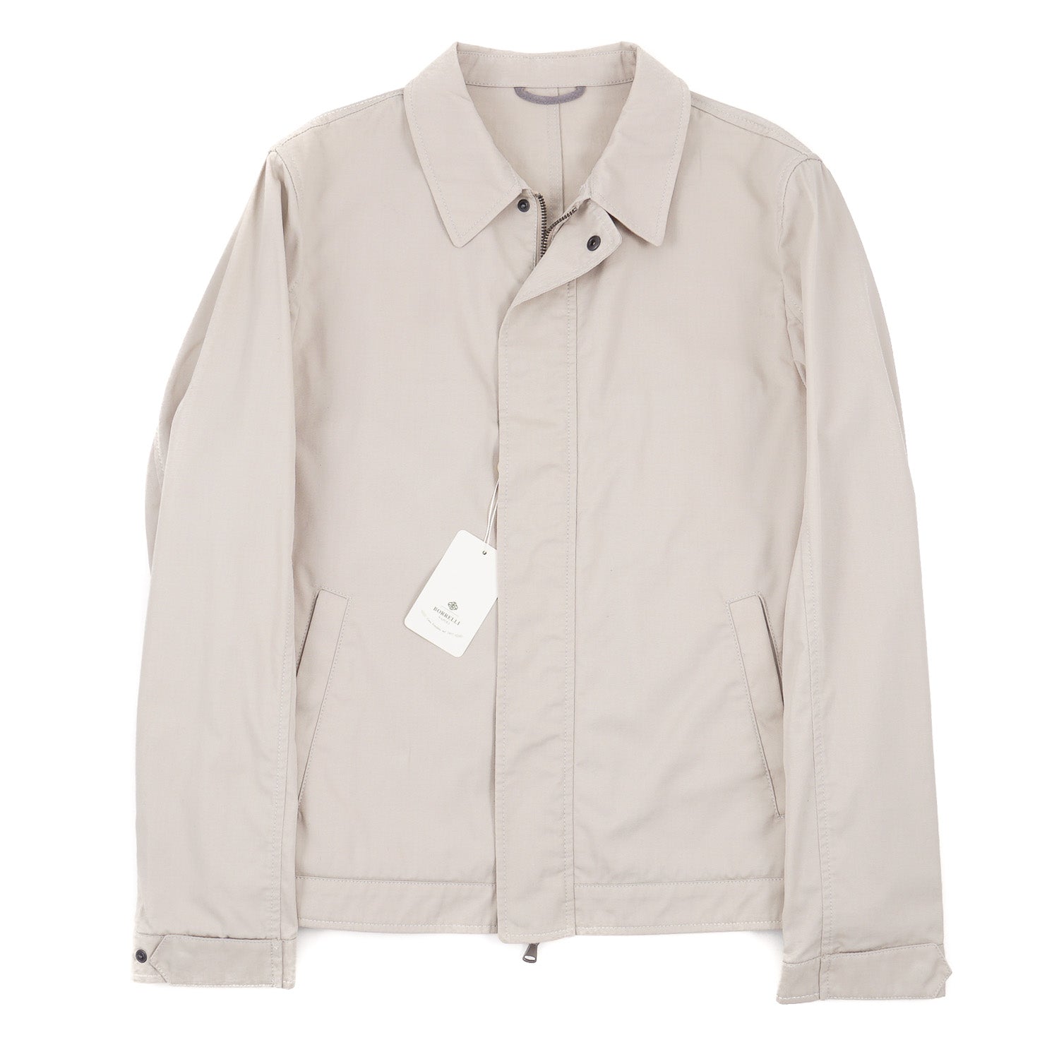 Borrelli Twill Cotton Flight Jacket - Top Shelf Apparel