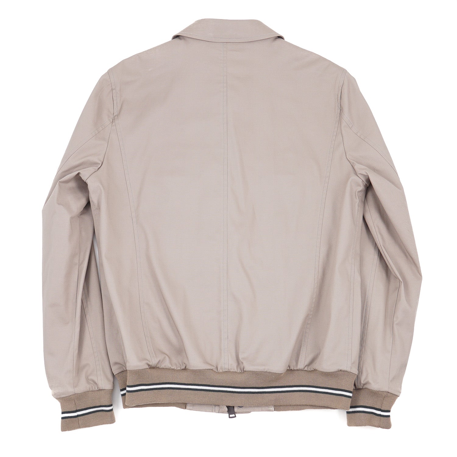 Borrelli Cotton Flight Jacket with Knit Details - Top Shelf Apparel