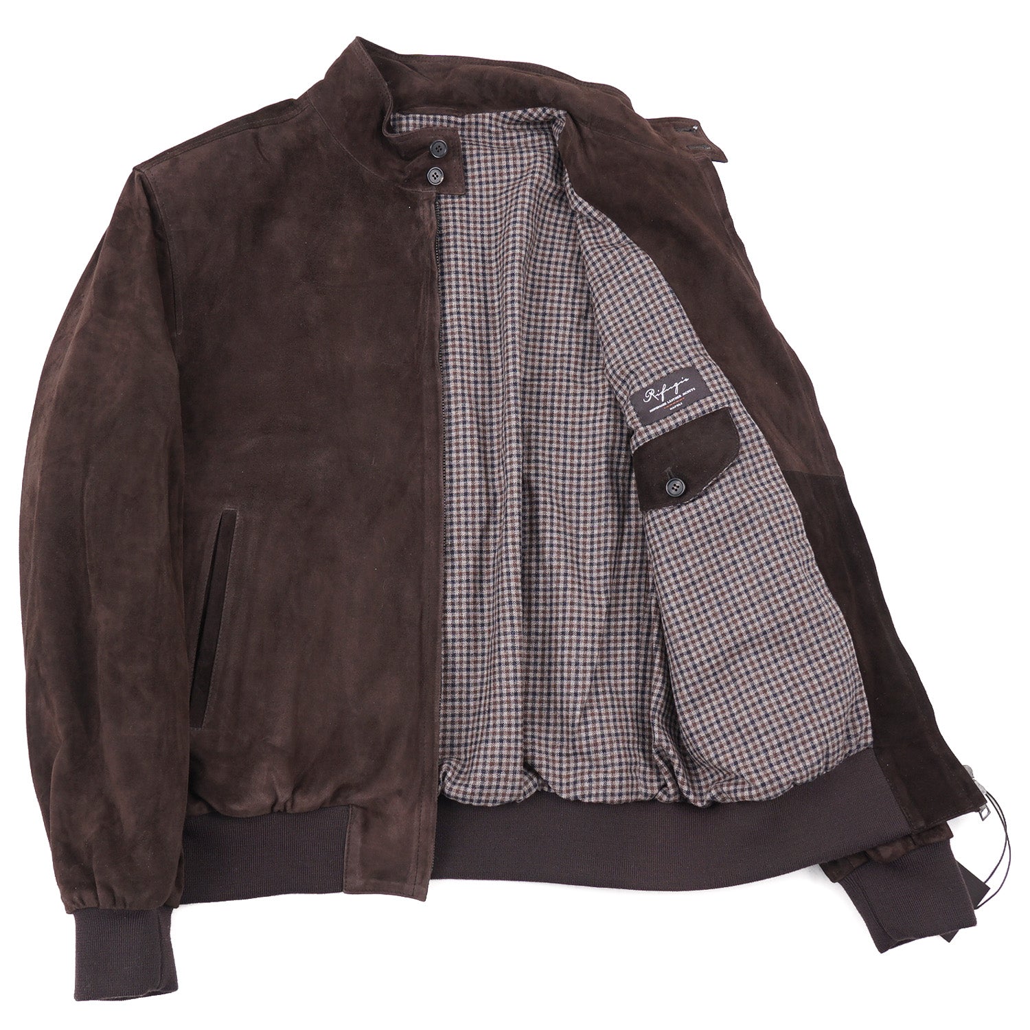 Rifugio Wool-Lined Suede Bomber Jacket - Top Shelf Apparel