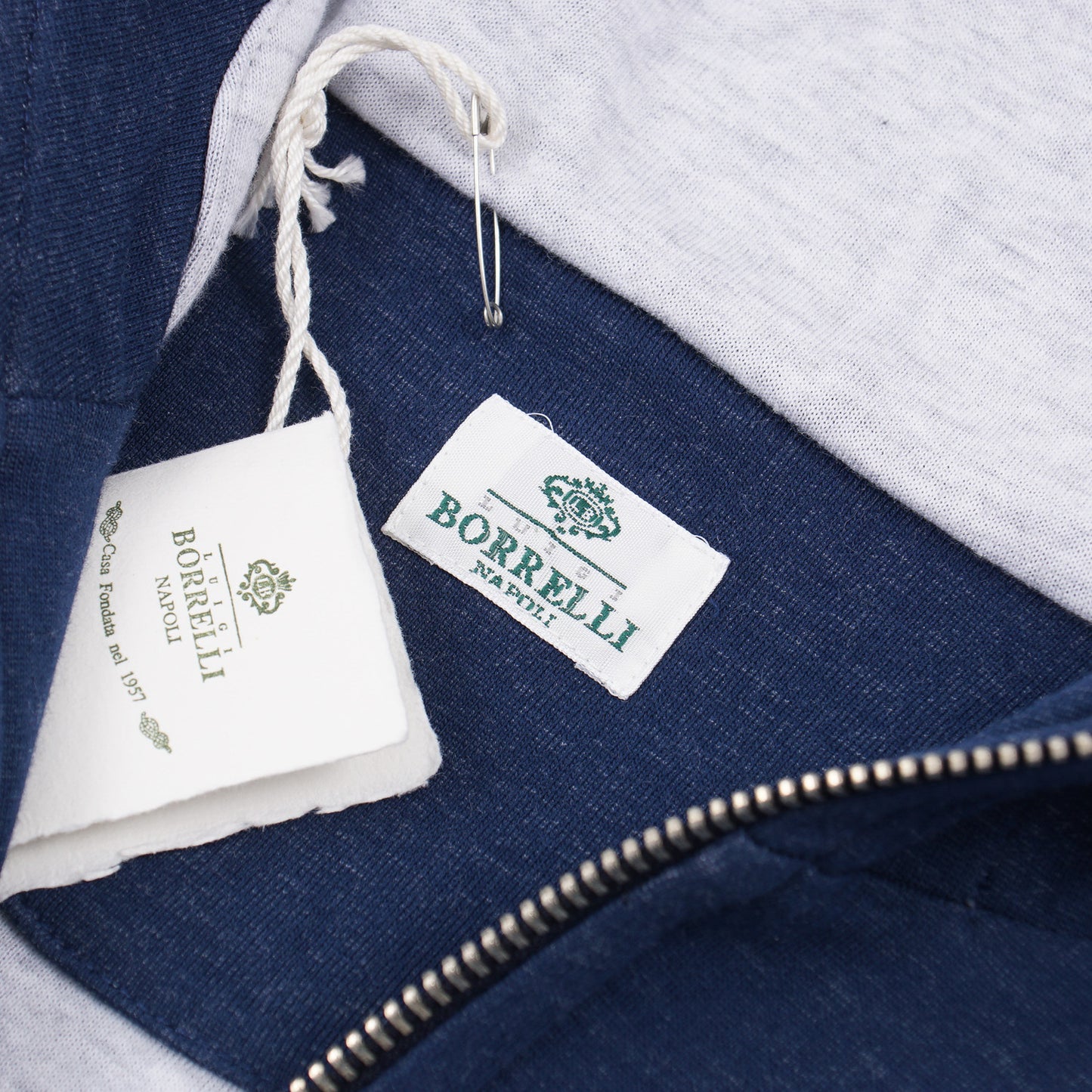 Borrelli Sleeveless Hooded Sweatshirt-Vest - Top Shelf Apparel