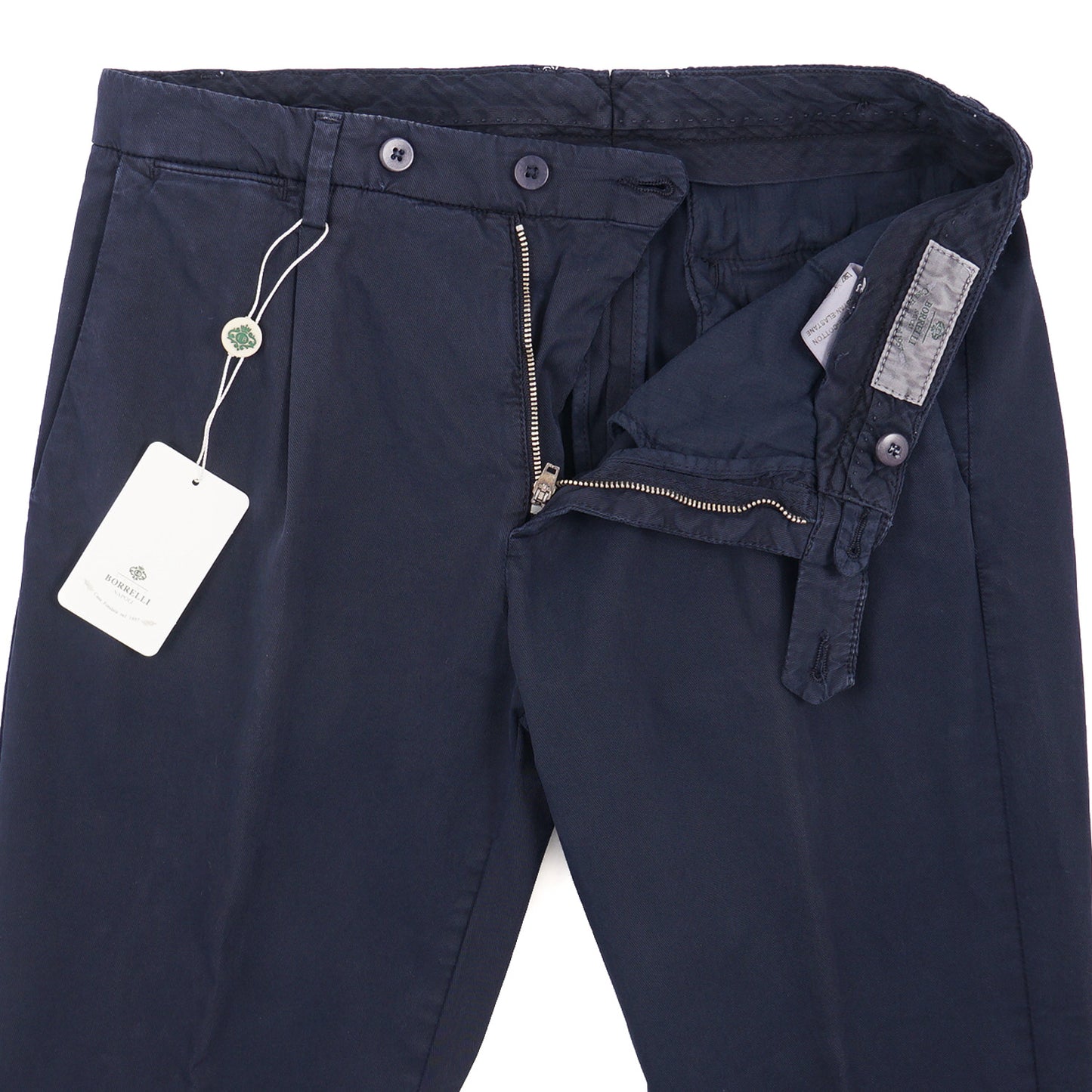Luigi Borrelli Slim-Fit Cotton Pants - Top Shelf Apparel