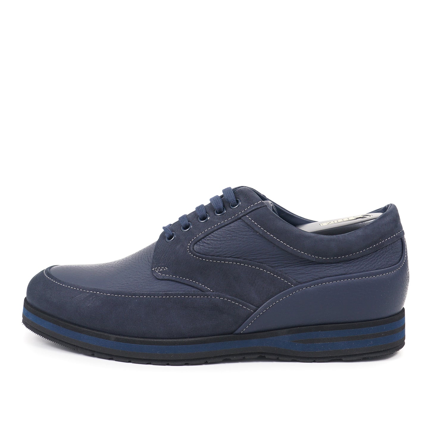 Zilli Nubuck and Calf Leather Sneakers - Top Shelf Apparel