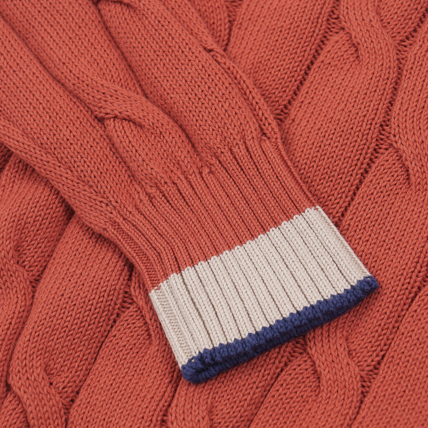 Luigi Borrelli Cable Knit Cotton Sweater - Top Shelf Apparel