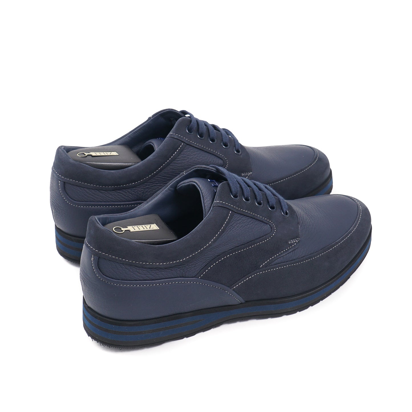 Zilli Nubuck and Calf Leather Sneakers - Top Shelf Apparel
