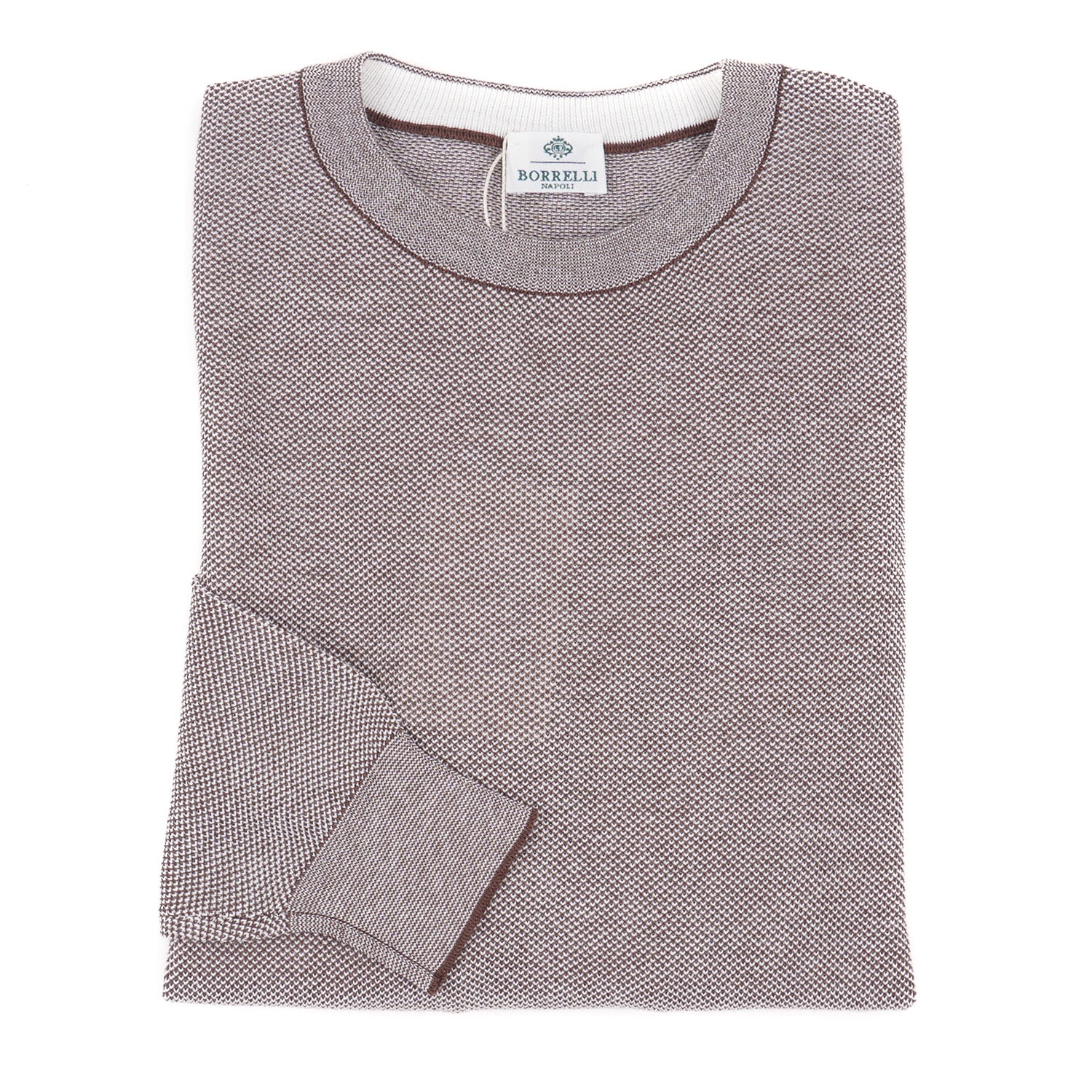 Luigi Borrelli Pique Knit Cotton Sweater - Top Shelf Apparel