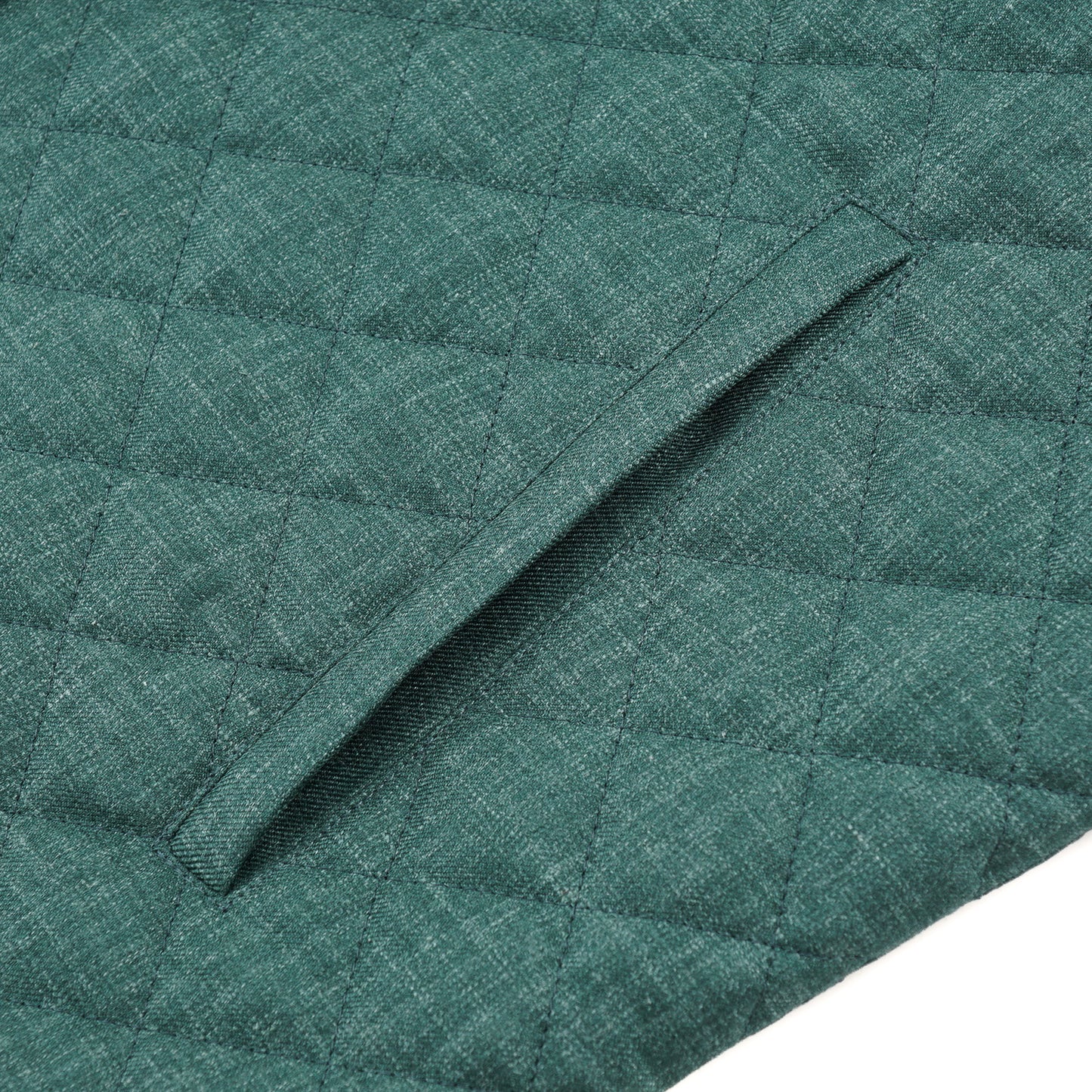 Isaia Quilted Wool-Silk-Linen Vest - Top Shelf Apparel
