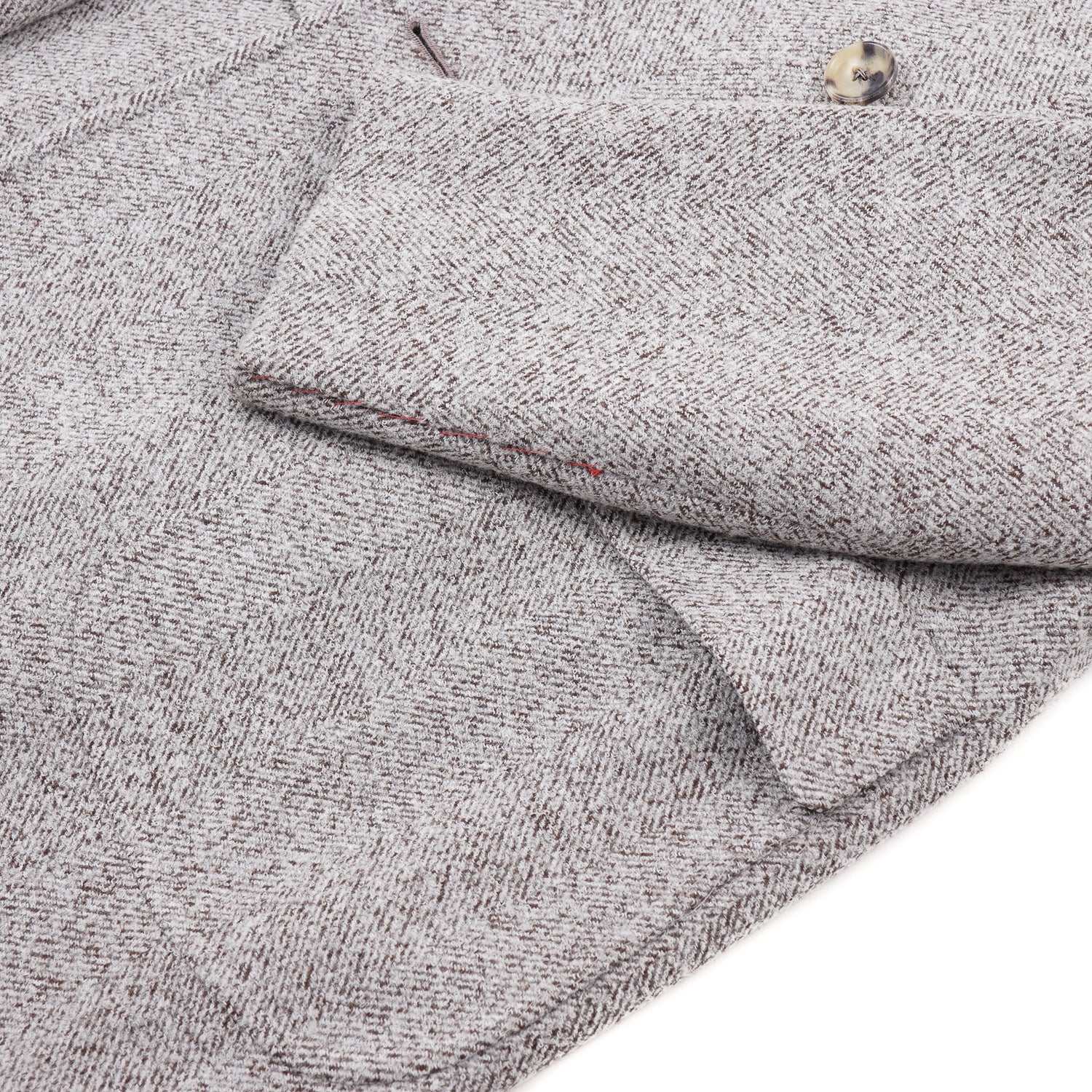 Isaia Soft Herringbone Wool Overcoat - Top Shelf Apparel