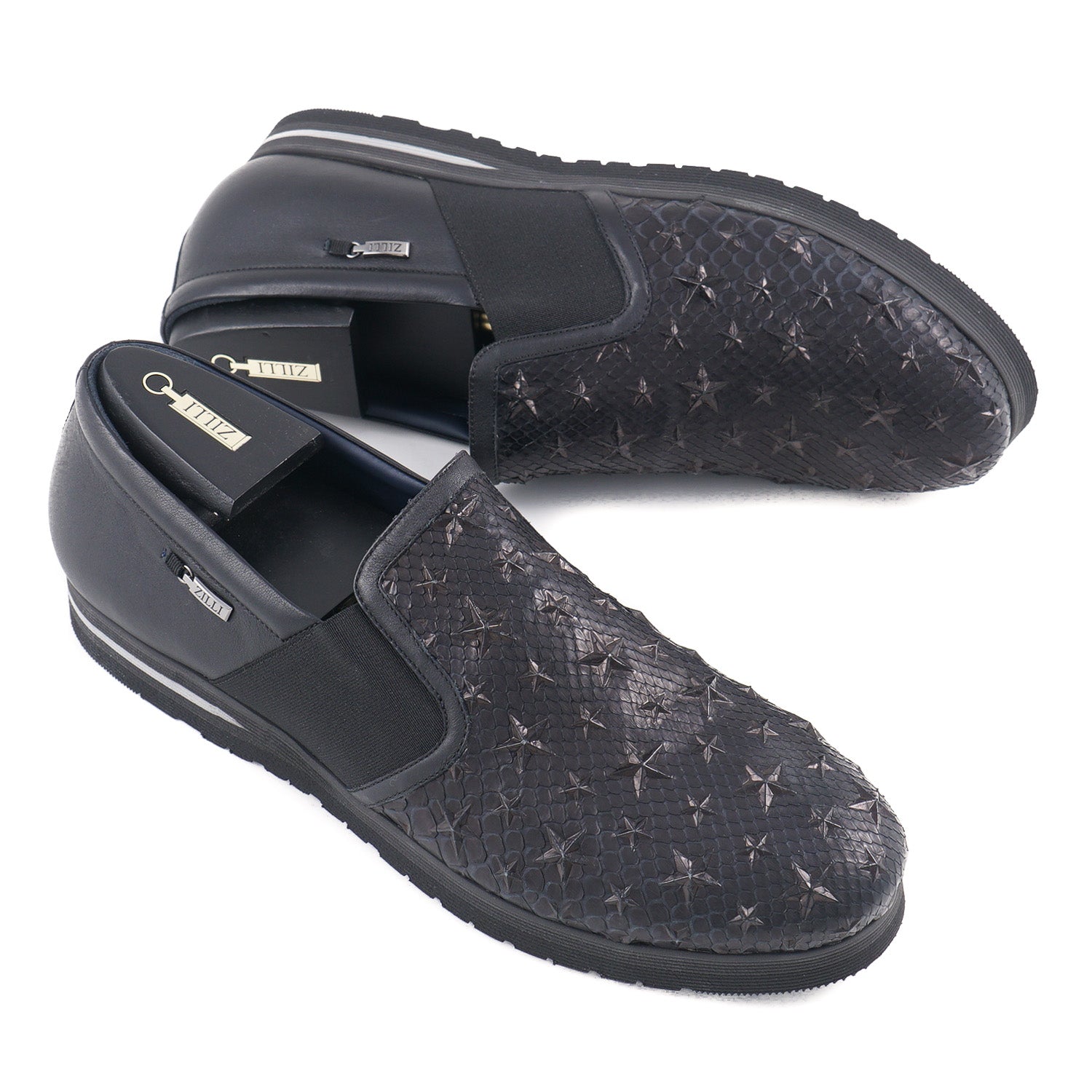 Zilli Python and Calf Leather Sneakers - Top Shelf Apparel