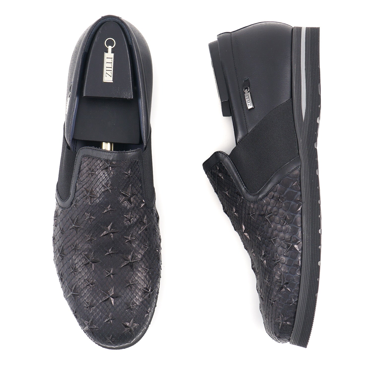 Zilli Python and Calf Leather Sneakers - Top Shelf Apparel