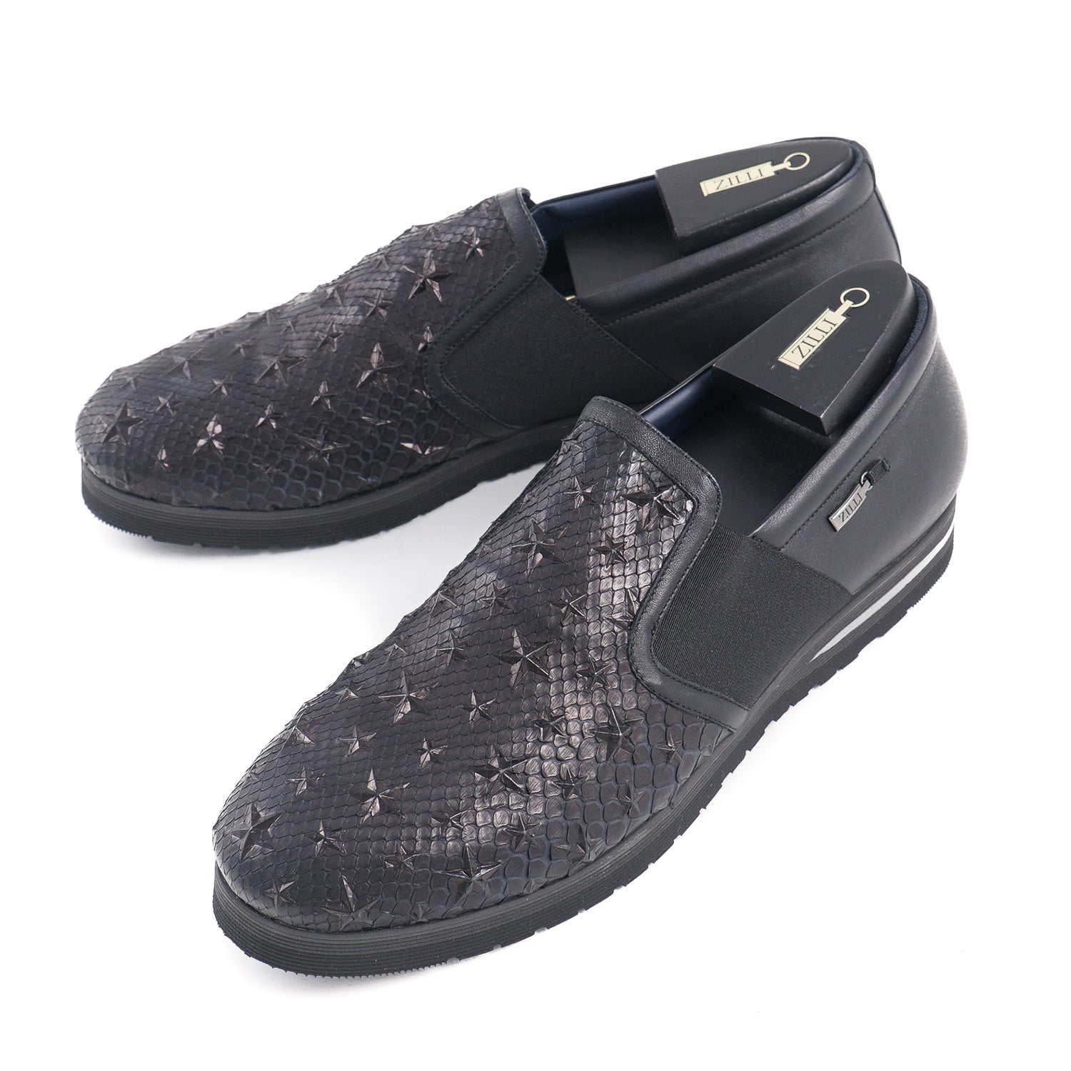 Zilli Python and Calf Leather Sneakers - Top Shelf Apparel