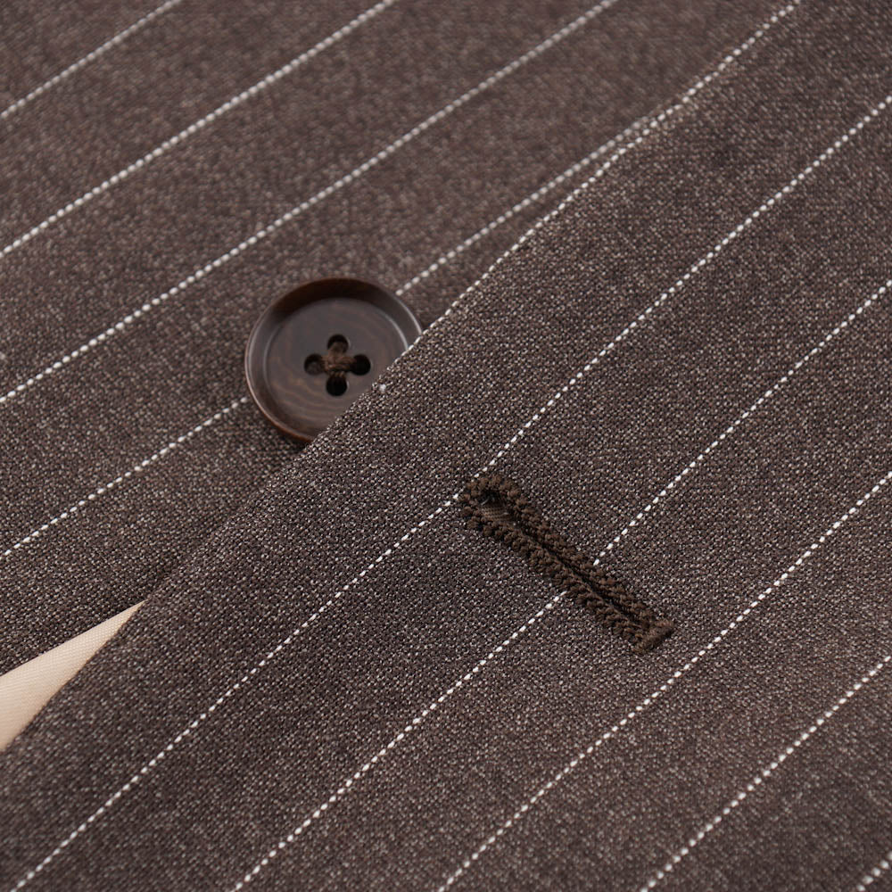 Isaia Chocolate Brown 'Aqua 3-Ply' Suit - Top Shelf Apparel