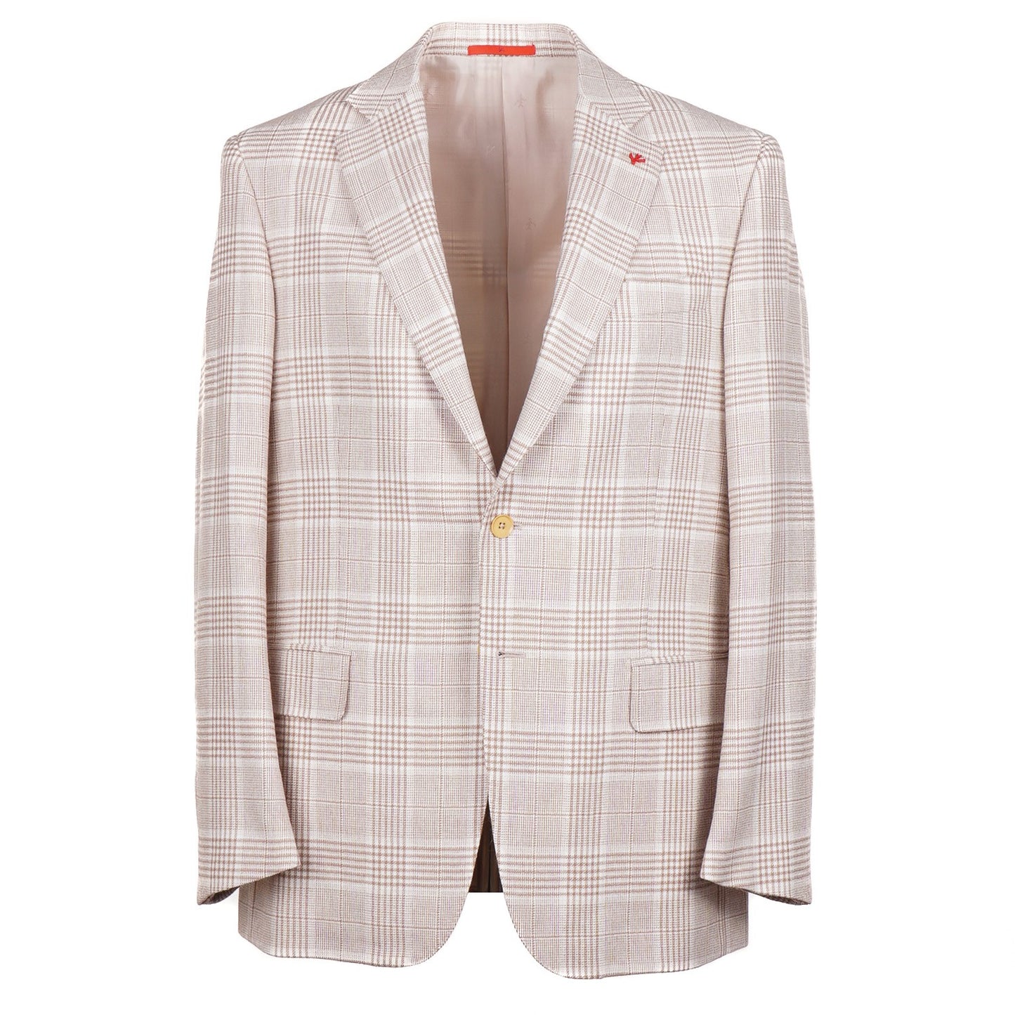Isaia Woven Check Wool Sport Coat - Top Shelf Apparel