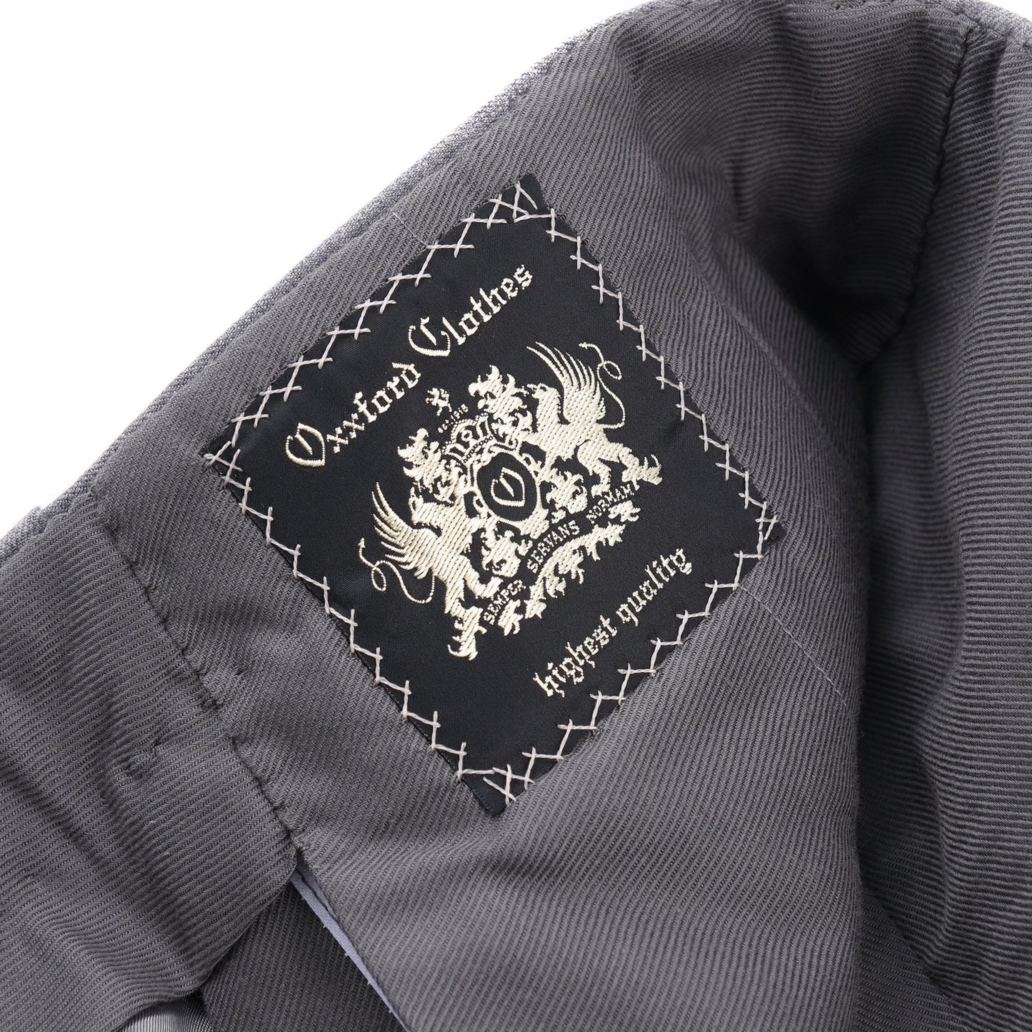 Oxxford Gray Super 140s Wool Pants - Top Shelf Apparel