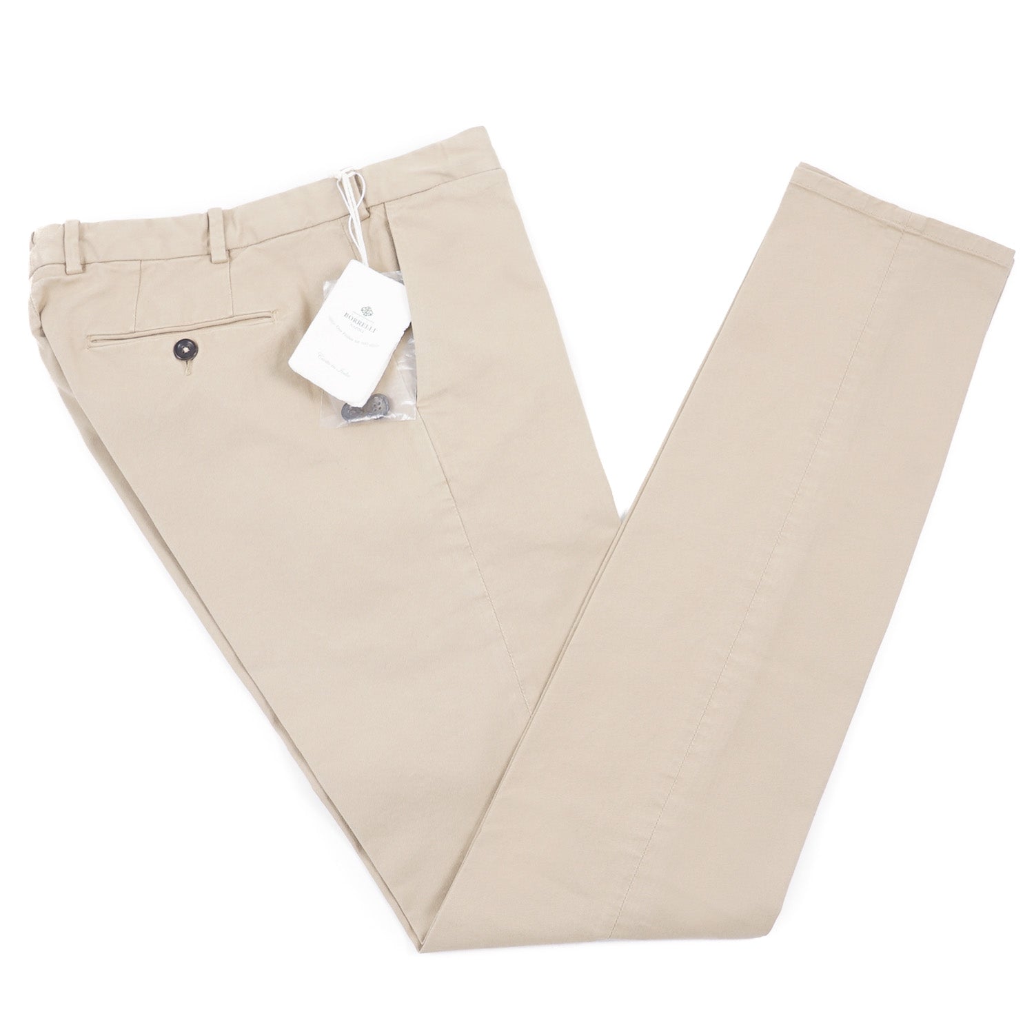 Luigi Borrelli Slim-Fit Cotton Pants - Top Shelf Apparel