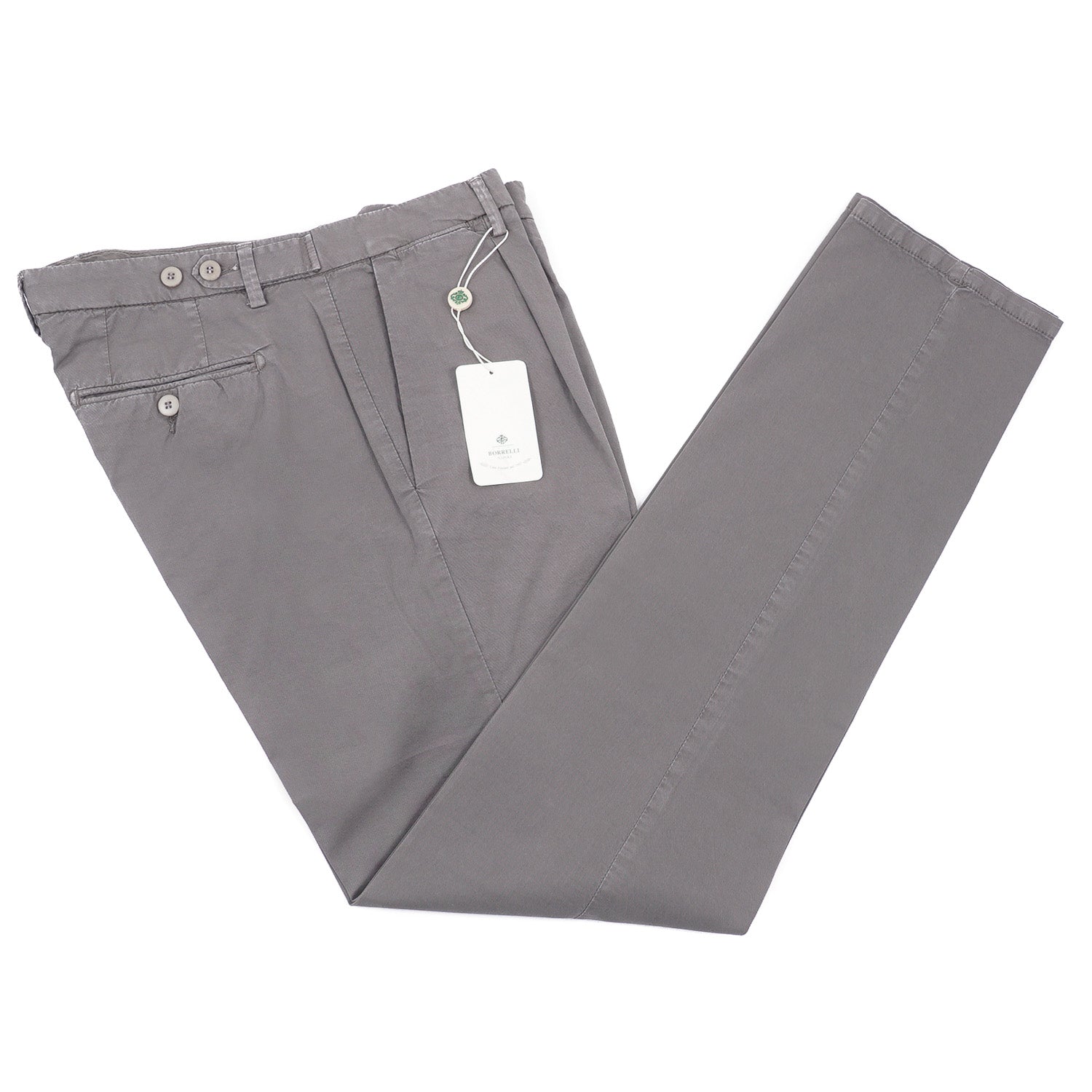 Luigi Borrelli Slim-Fit Cotton Pants - Top Shelf Apparel