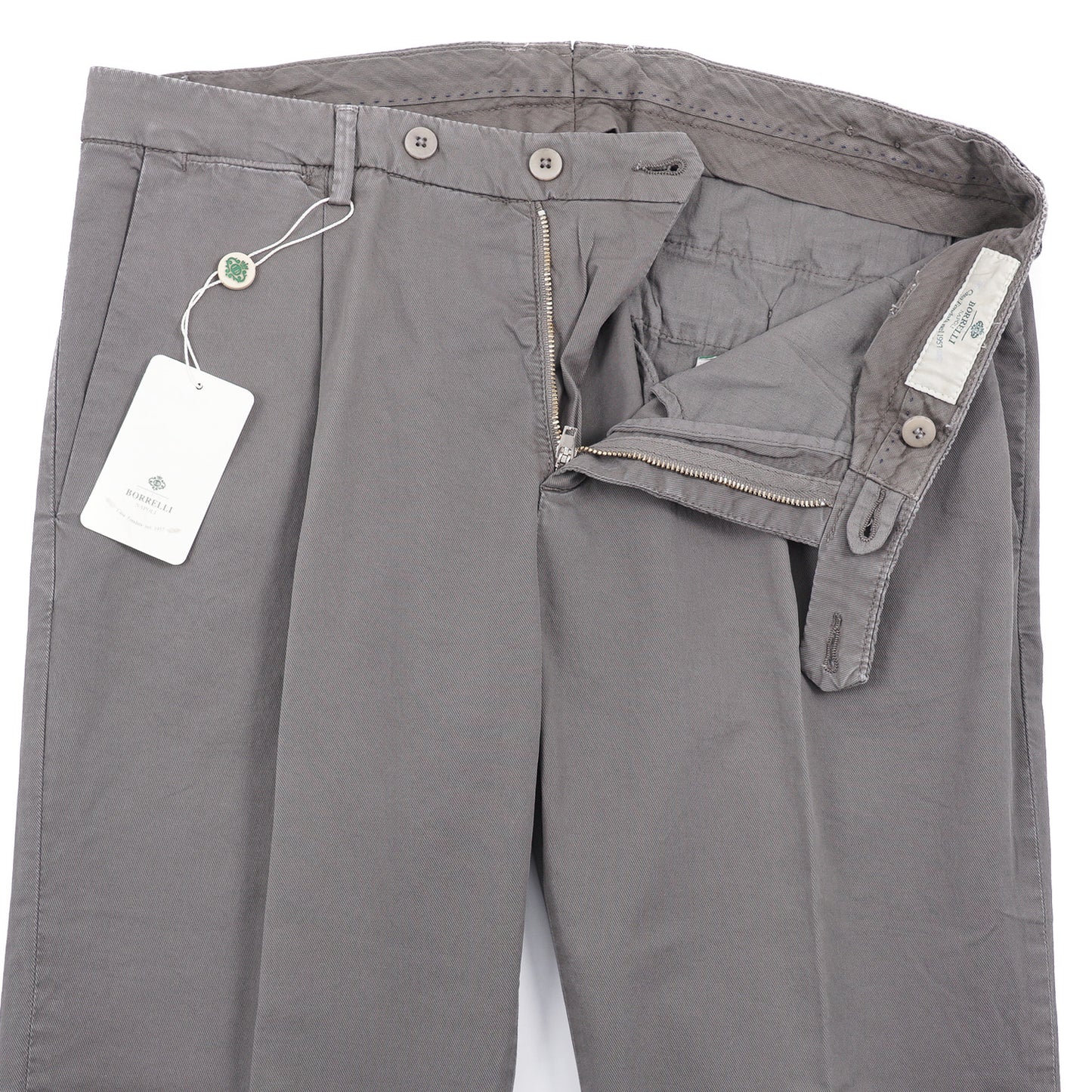 Luigi Borrelli Slim-Fit Cotton Pants - Top Shelf Apparel
