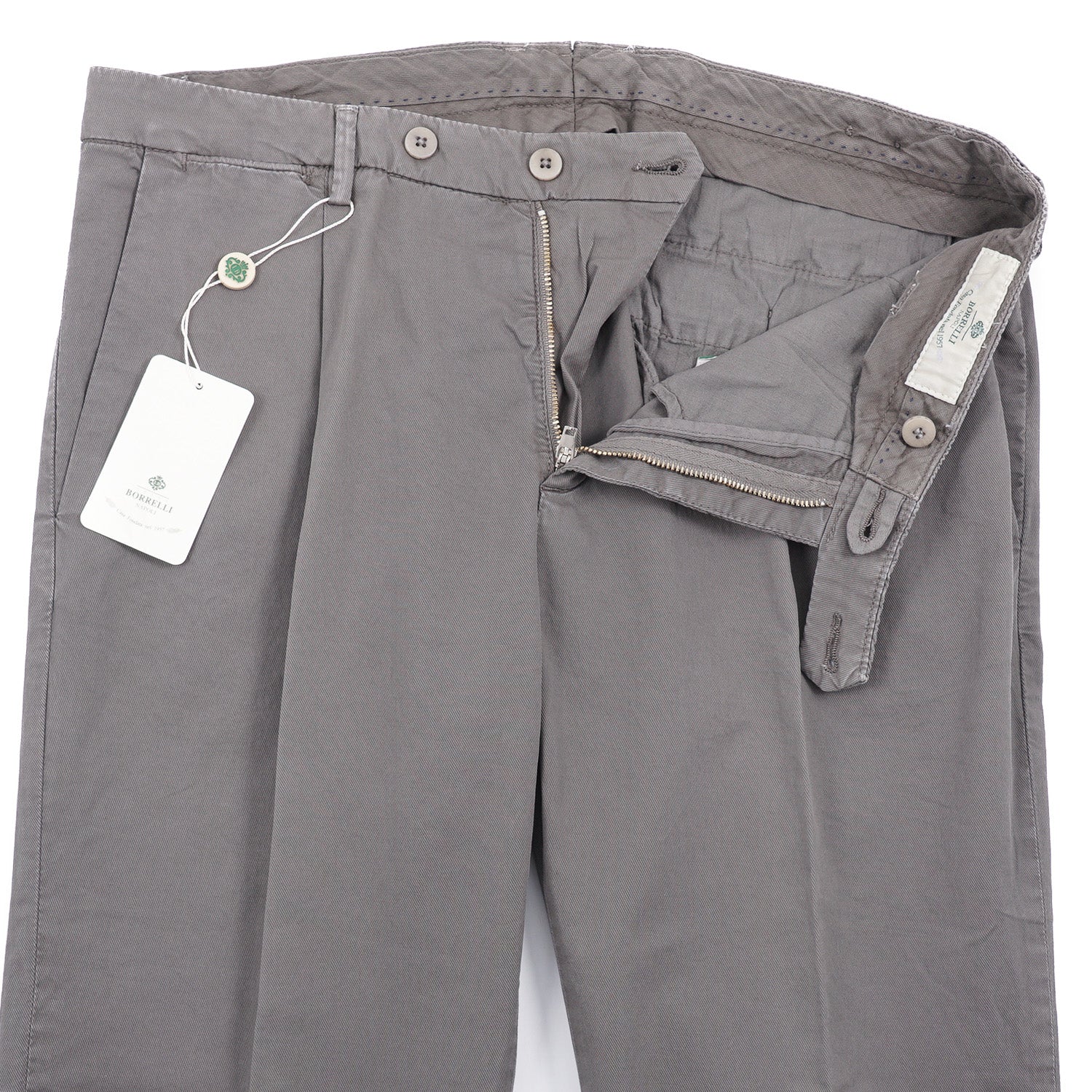 Luigi Borrelli Slim-Fit Cotton Pants - Top Shelf Apparel