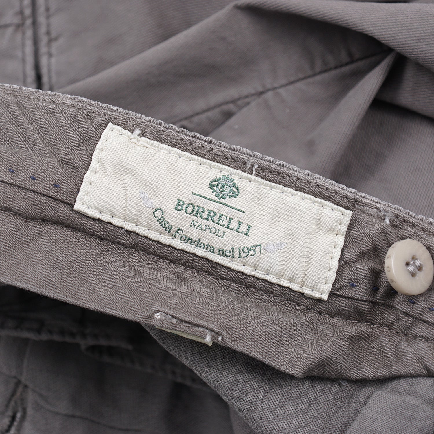 Luigi Borrelli Slim-Fit Cotton Pants - Top Shelf Apparel