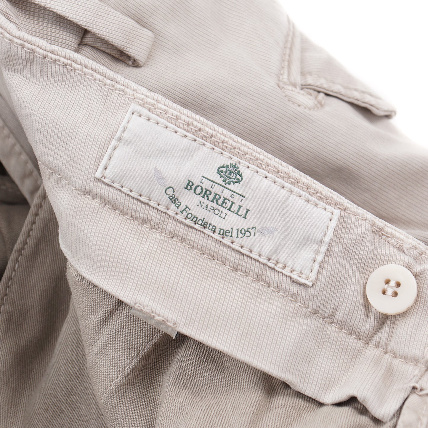 Luigi Borrelli Cotton Pants with Cargo Pockets - Top Shelf Apparel