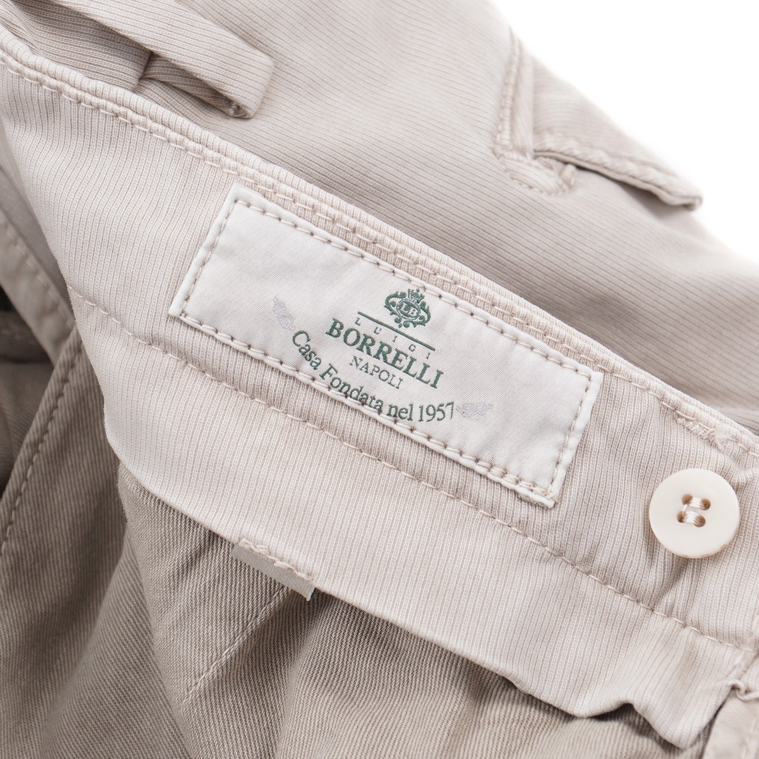 Luigi Borrelli Cotton Pants with Cargo Pockets - Top Shelf Apparel