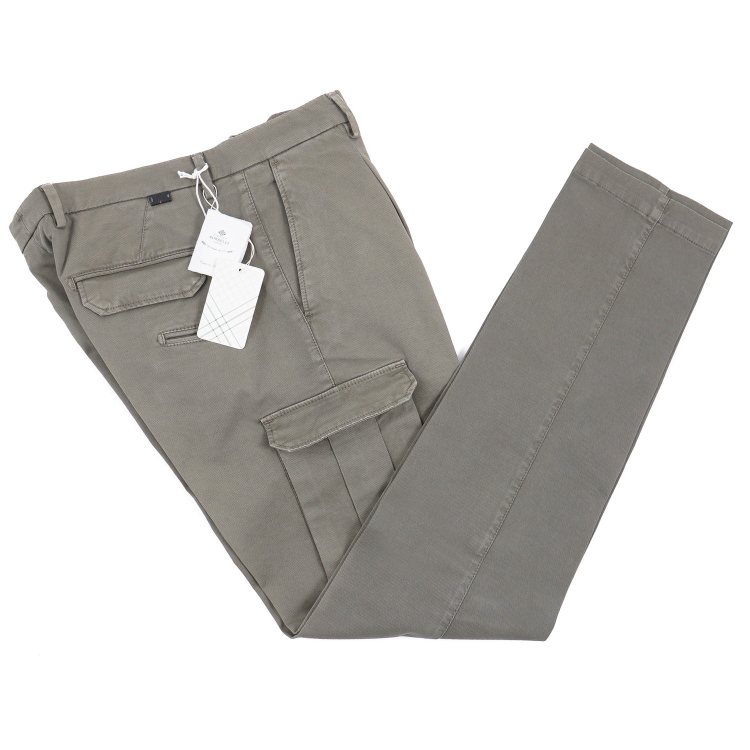 Luigi Borrelli Cotton Pants with Cargo Pockets - Top Shelf Apparel