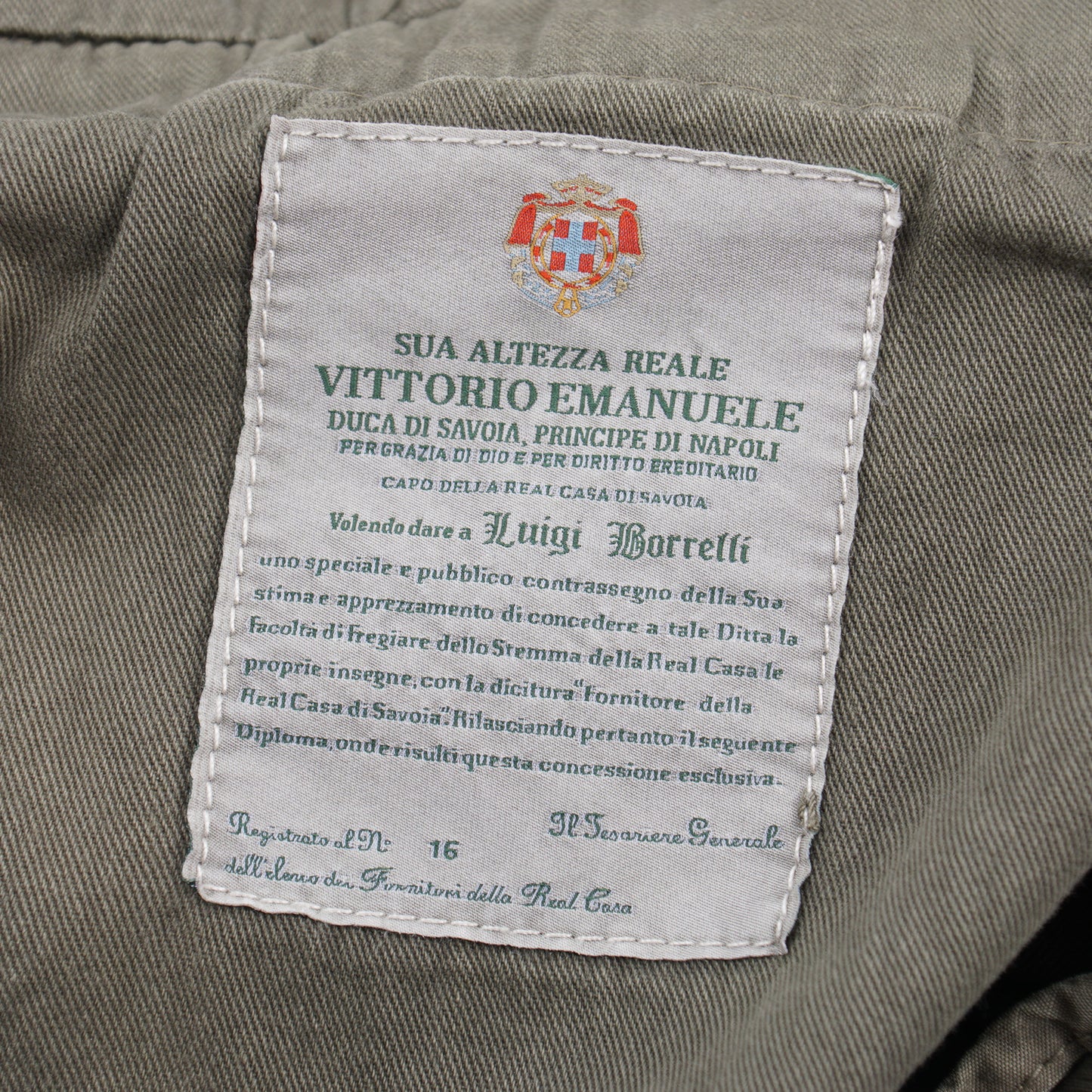 Luigi Borrelli Cotton Pants with Cargo Pockets - Top Shelf Apparel